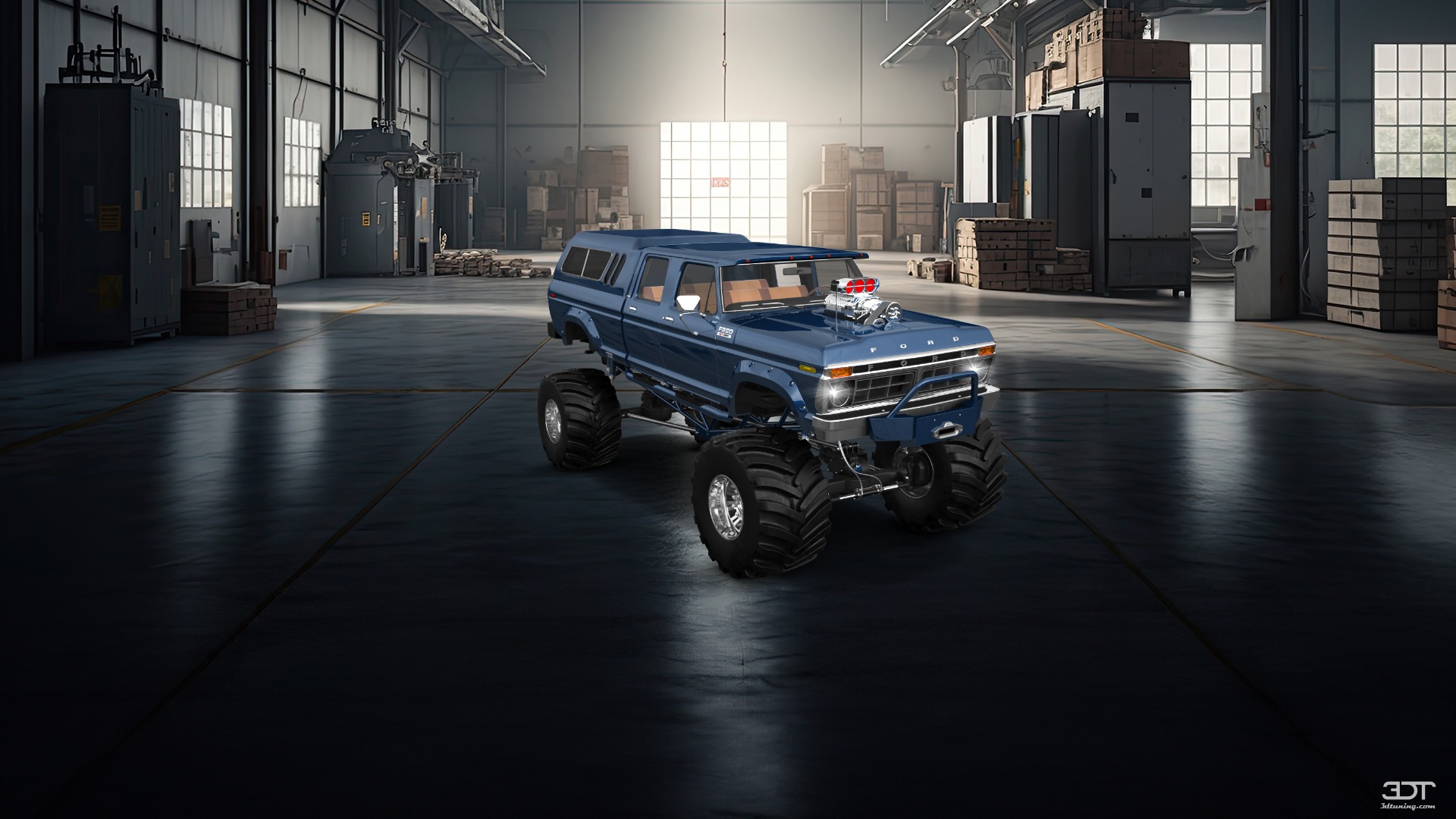 Ford F-350 Dually 4 Door pickup truck 1973