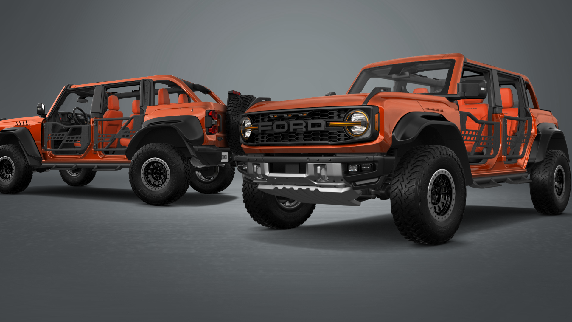 Ford Bronco Raptor 4 Door pickup truck 2022 tuning
