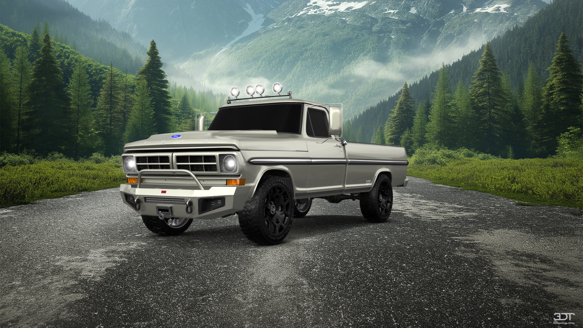 Ford F-250 2 Door pickup truck 1971