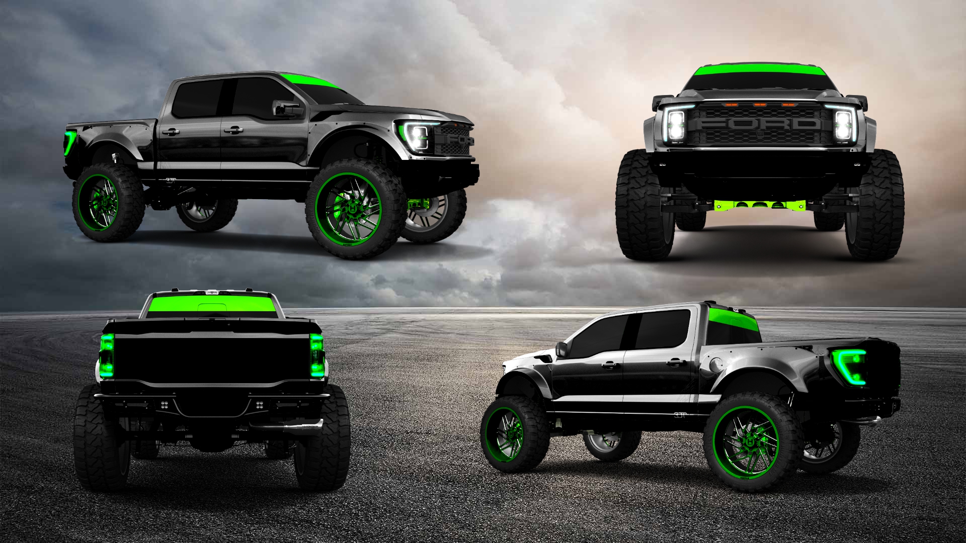 Ford F-150 Raptor 4 Door pickup truck 2021