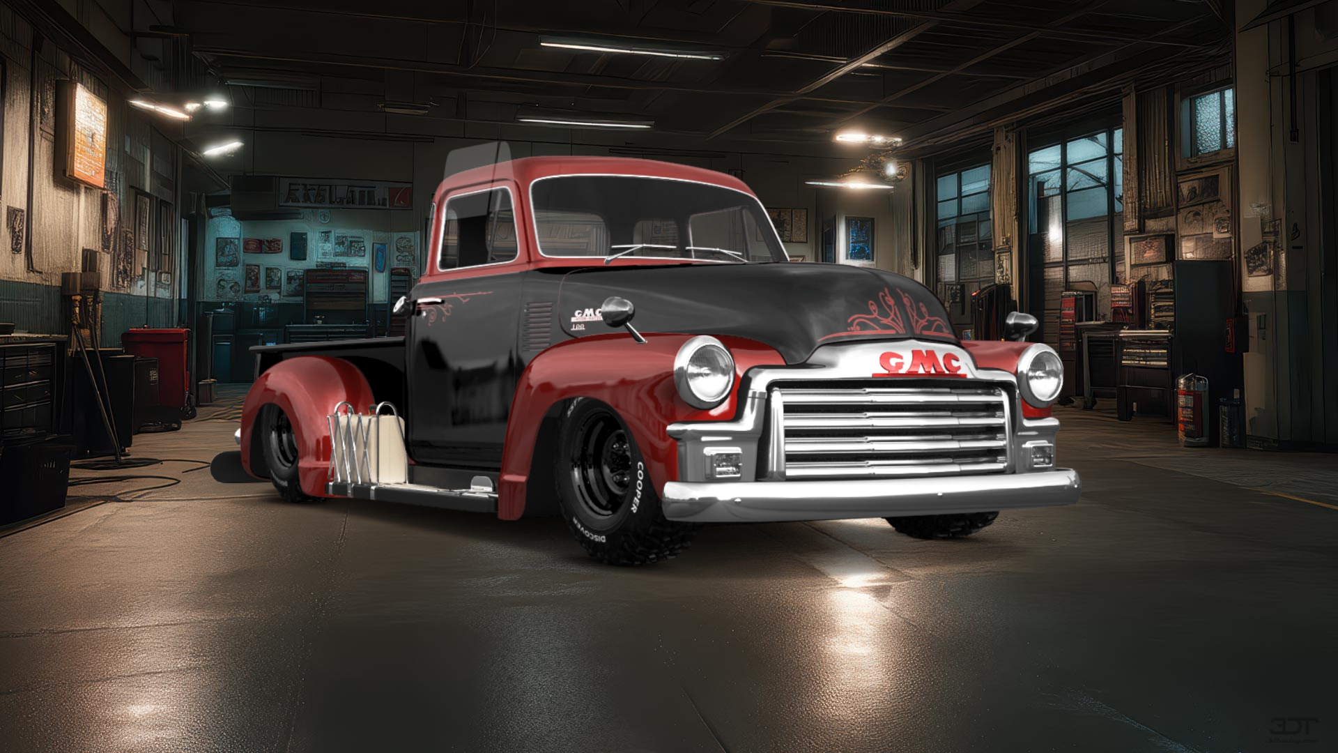 GMC 100 Stepside 2 Door pickup truck 1954 tuning