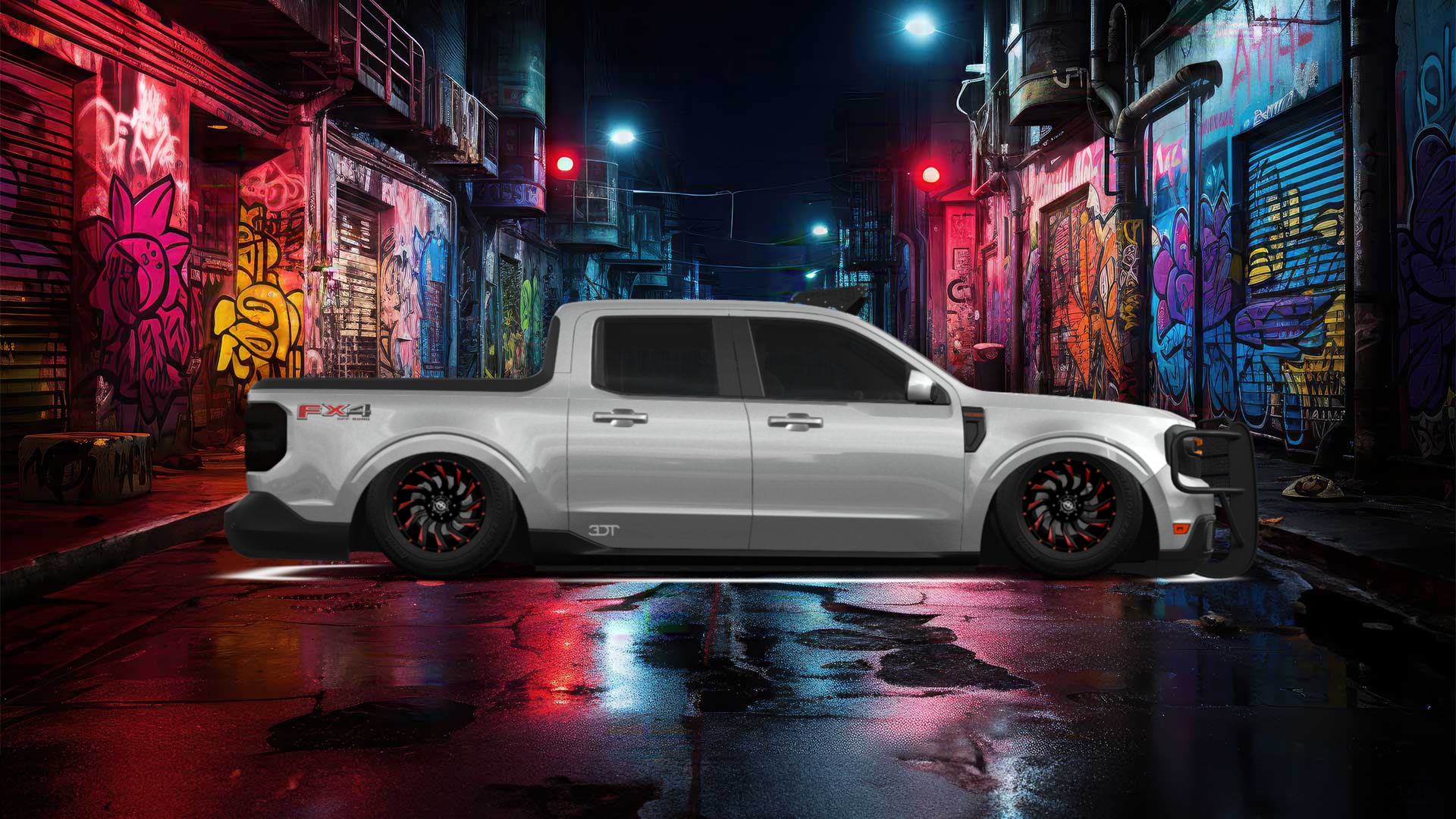 Ford Maverick 4 Door pickup truck 2022 tuning