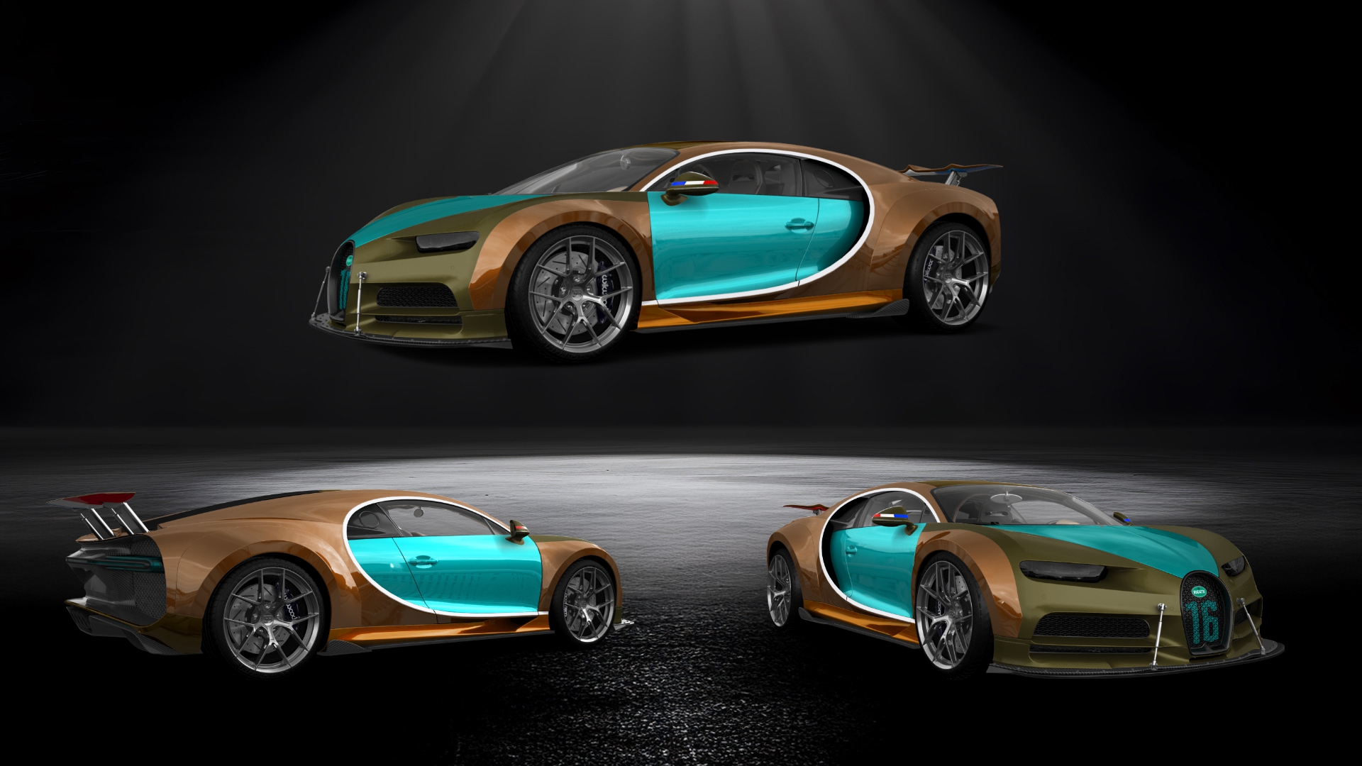 Bugatti Chiron 2 Door Coupe 2016 tuning