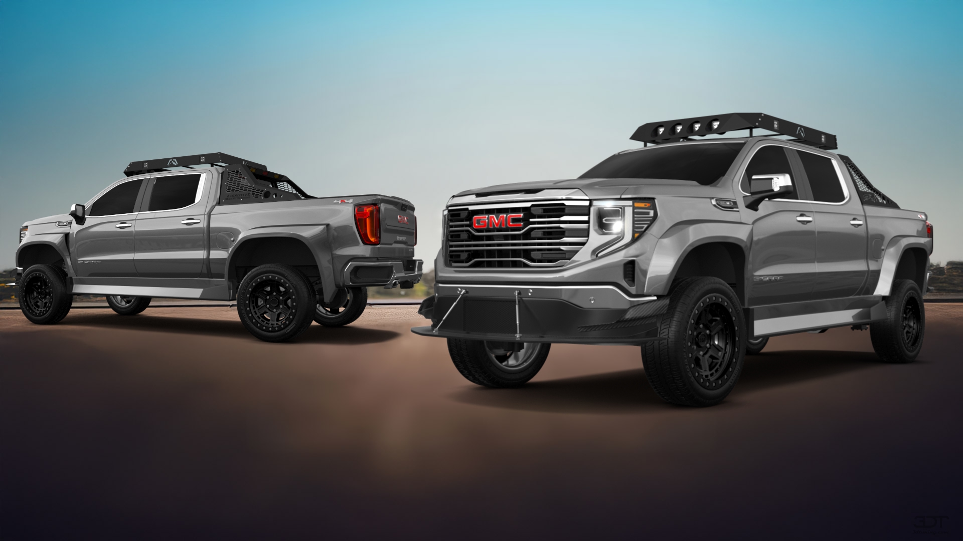 GMC Sierra 1500 Crew Cab 5.8 ft box 4 Door pickup truck 2023 tuning