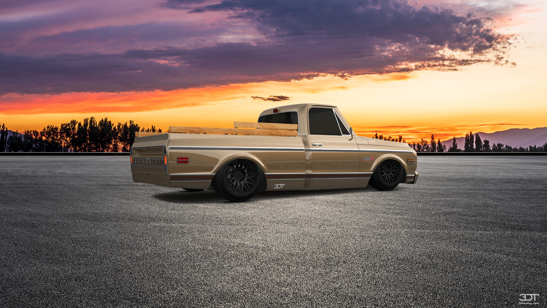 Chevrolet C-10 Cheyenne 2 Door pickup truck 1972