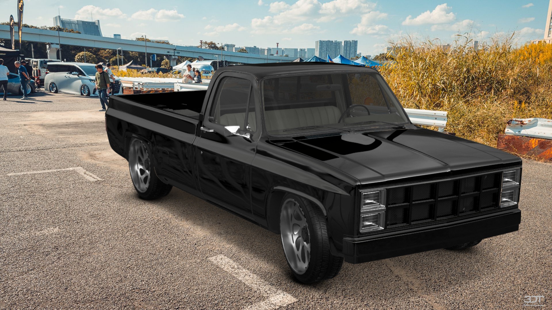 Tuning GMC Sierra 1500 2 Door pickup truck 1985
