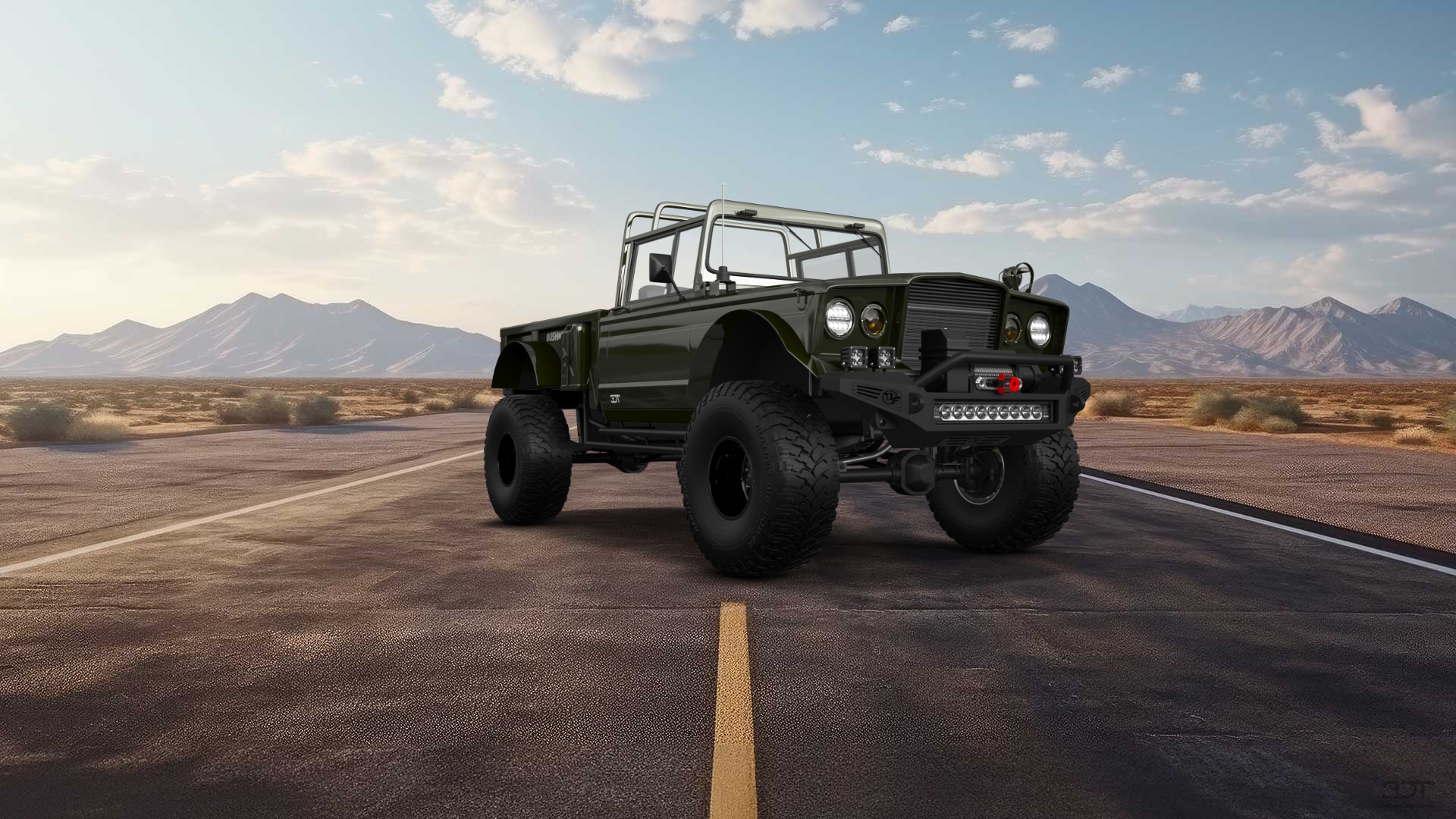 Jeep Kaiser M715 2 Door pickup truck 1968 tuning