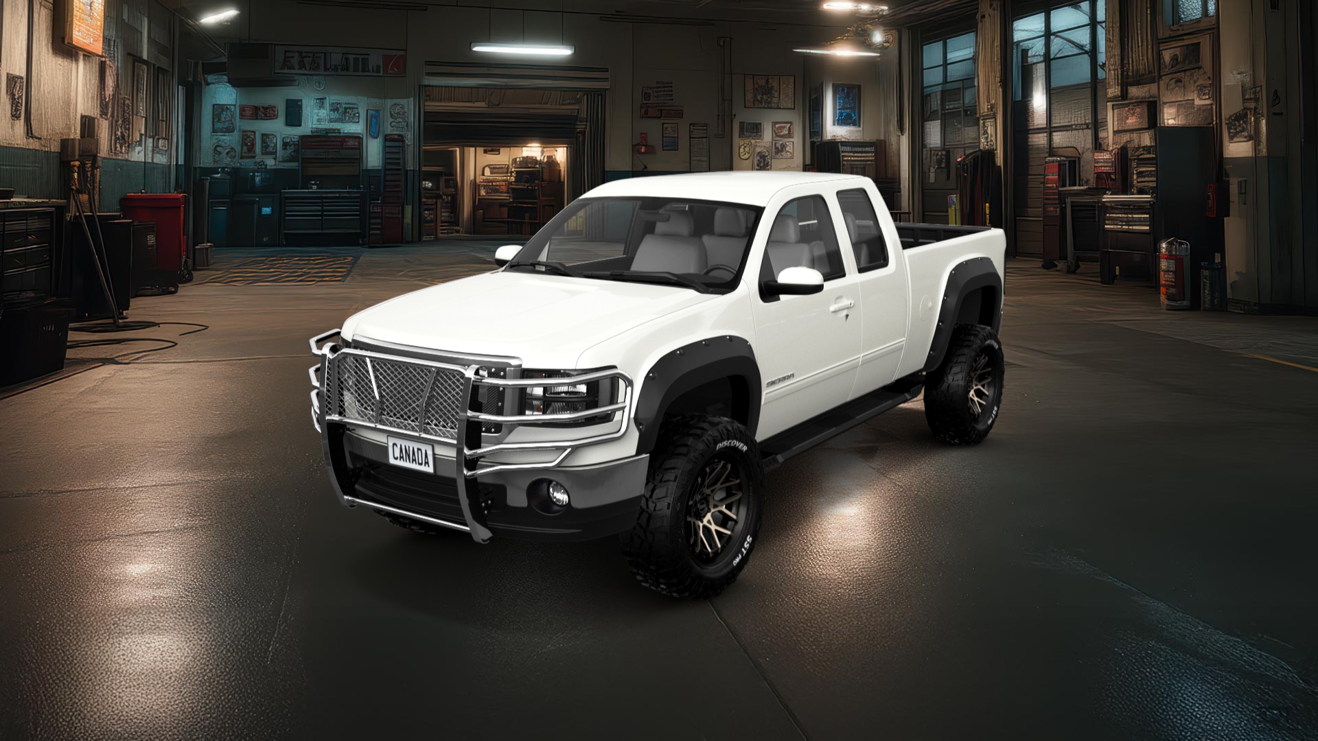GMC Sierra 1500 Double Cab 6.6 ft box 2 Door truck 2007 tuning