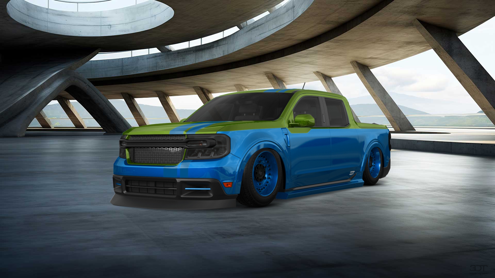 Ford Maverick 4 Door pickup truck 2022 tuning