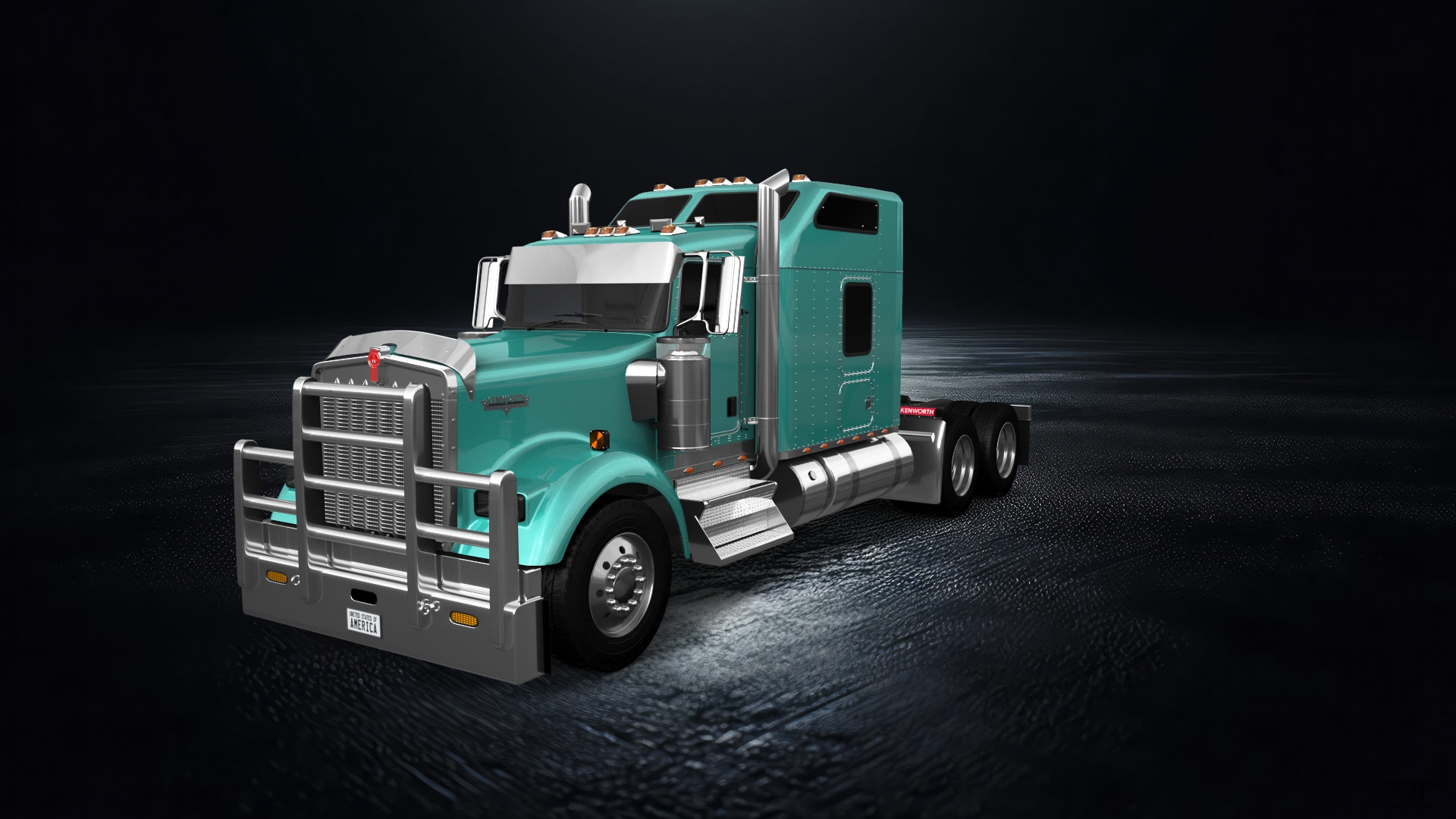 Kenworth W900 Sleeper Cab Truck 2015