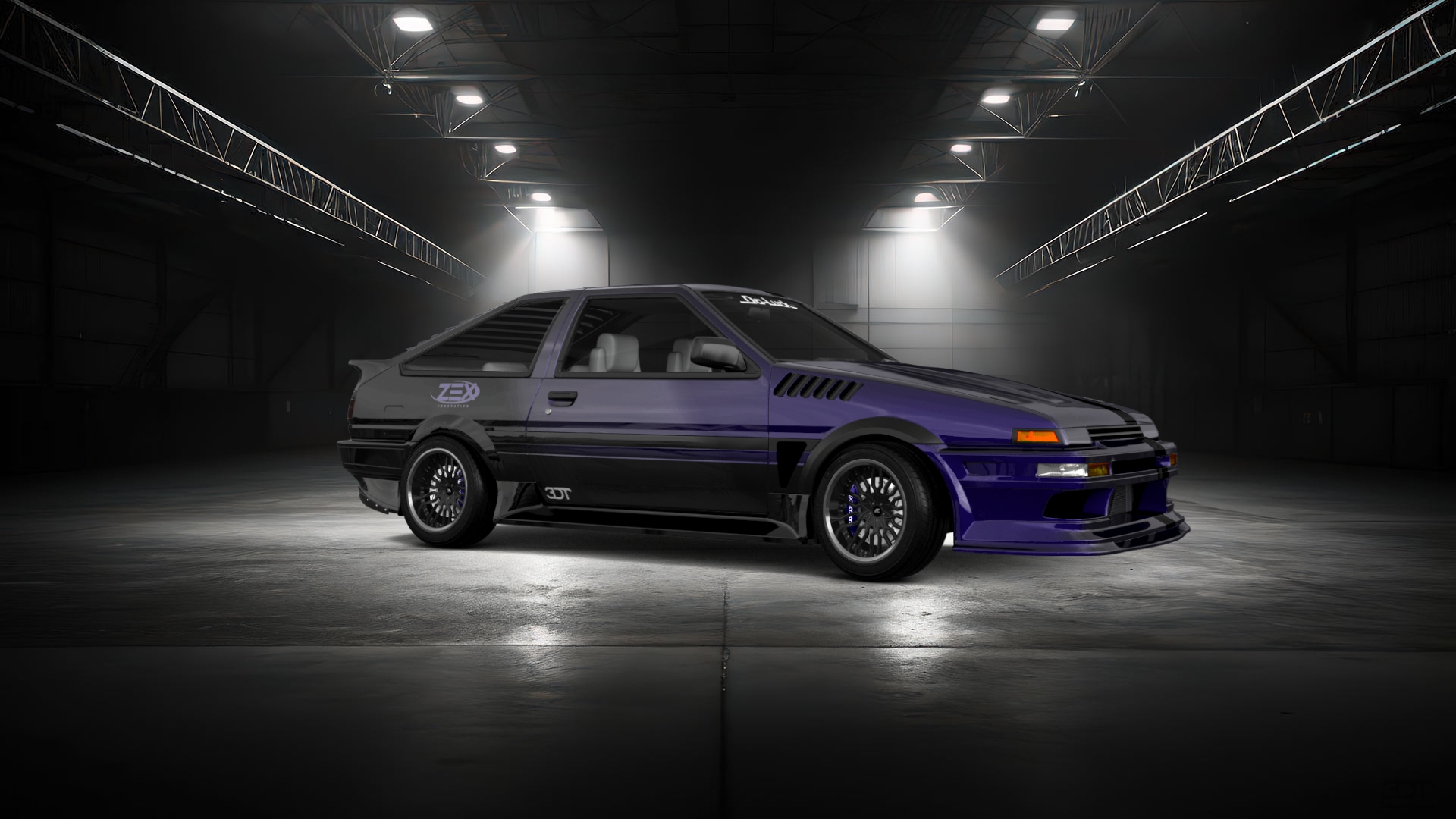 Toyota AE86 3 Door Hatchback 1985 tuning