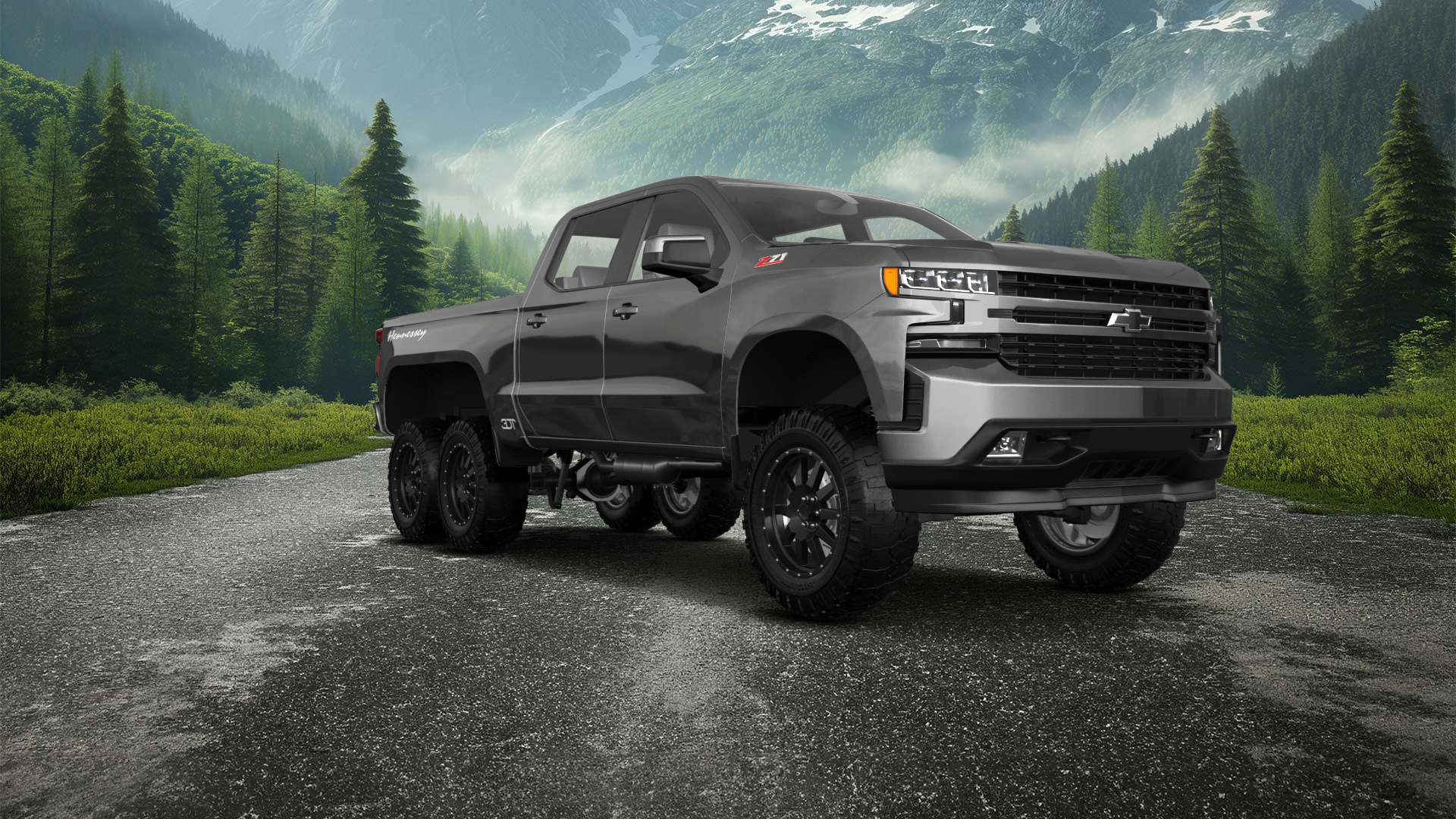 Chevrolet Silverado Hennessey Goliath 6X6 Truck 2020 tuning
