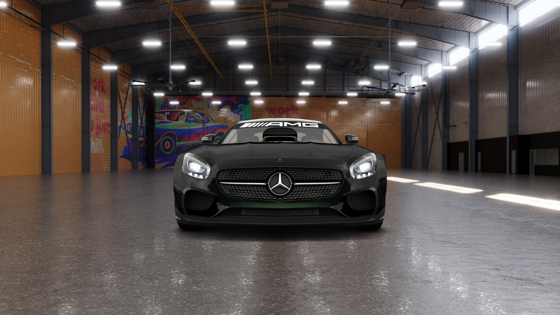 Mercedes AMG GT 2 door fastback coupe 2016