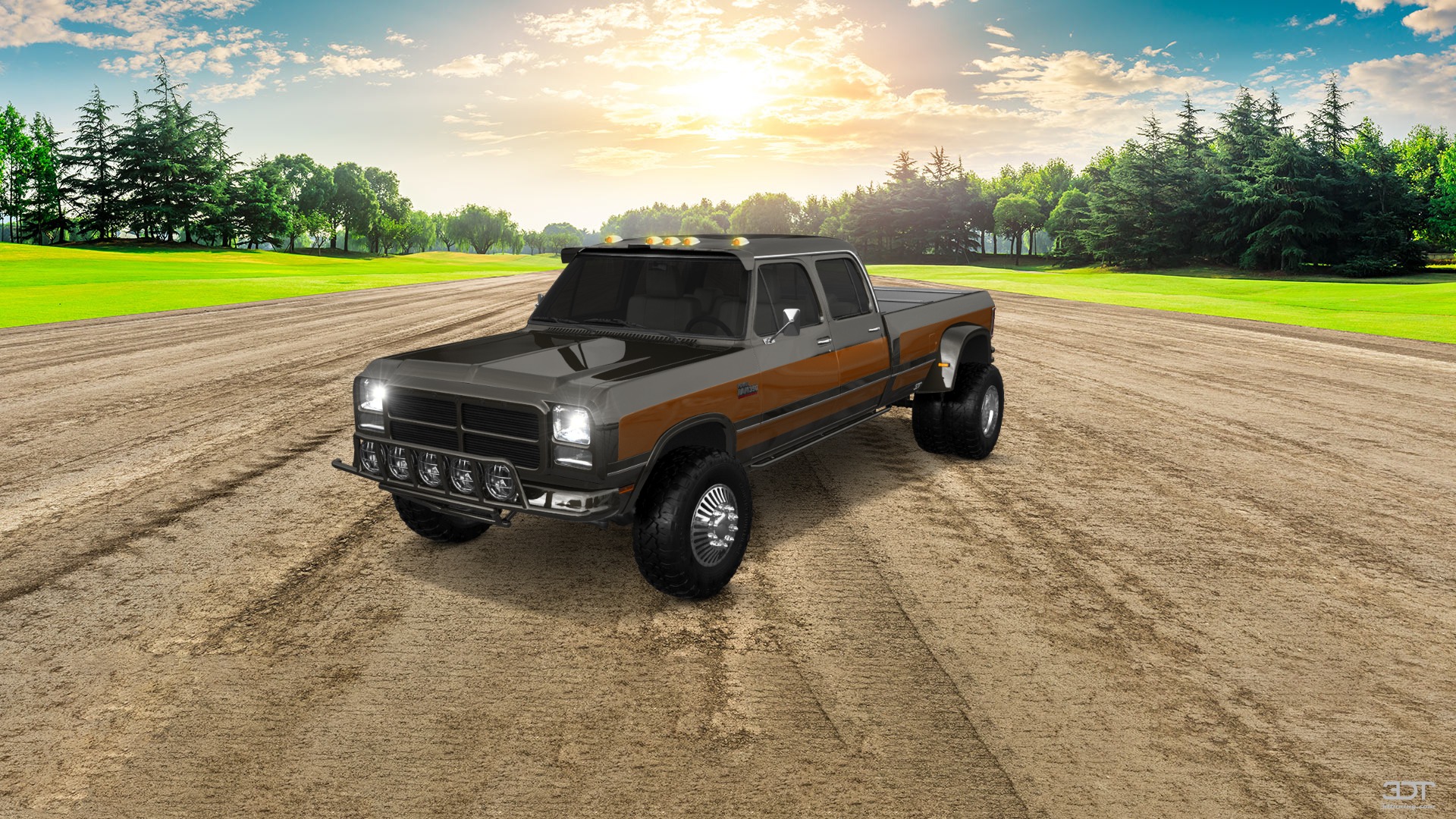 Dodge Ram 350 4 Door pickup truck 1991