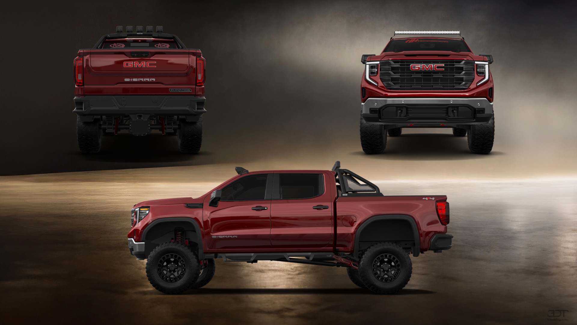 GMC Sierra 1500 Crew Cab 5.8 ft box 4 Door pickup truck 2023 tuning