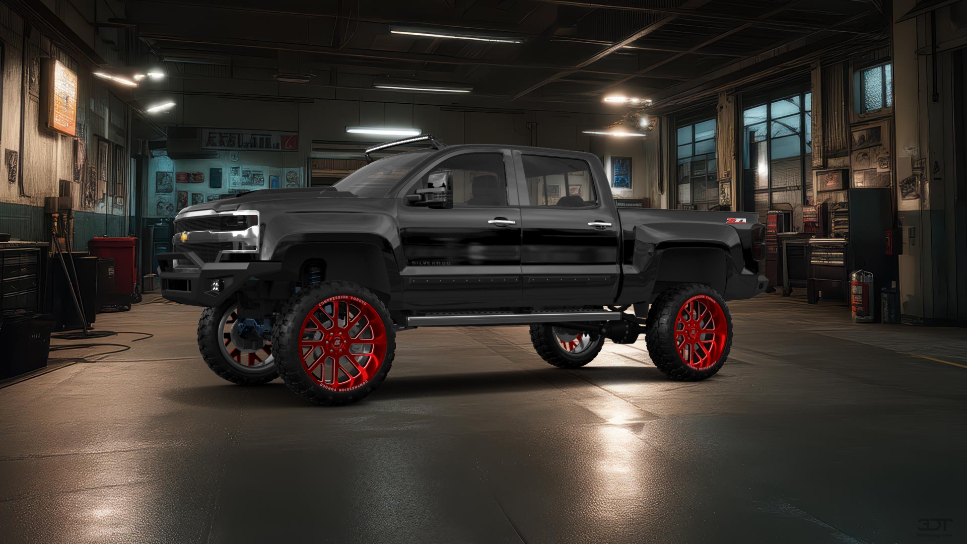 Chevrolet Silverado 1500 4 Door pickup truck 2016 tuning