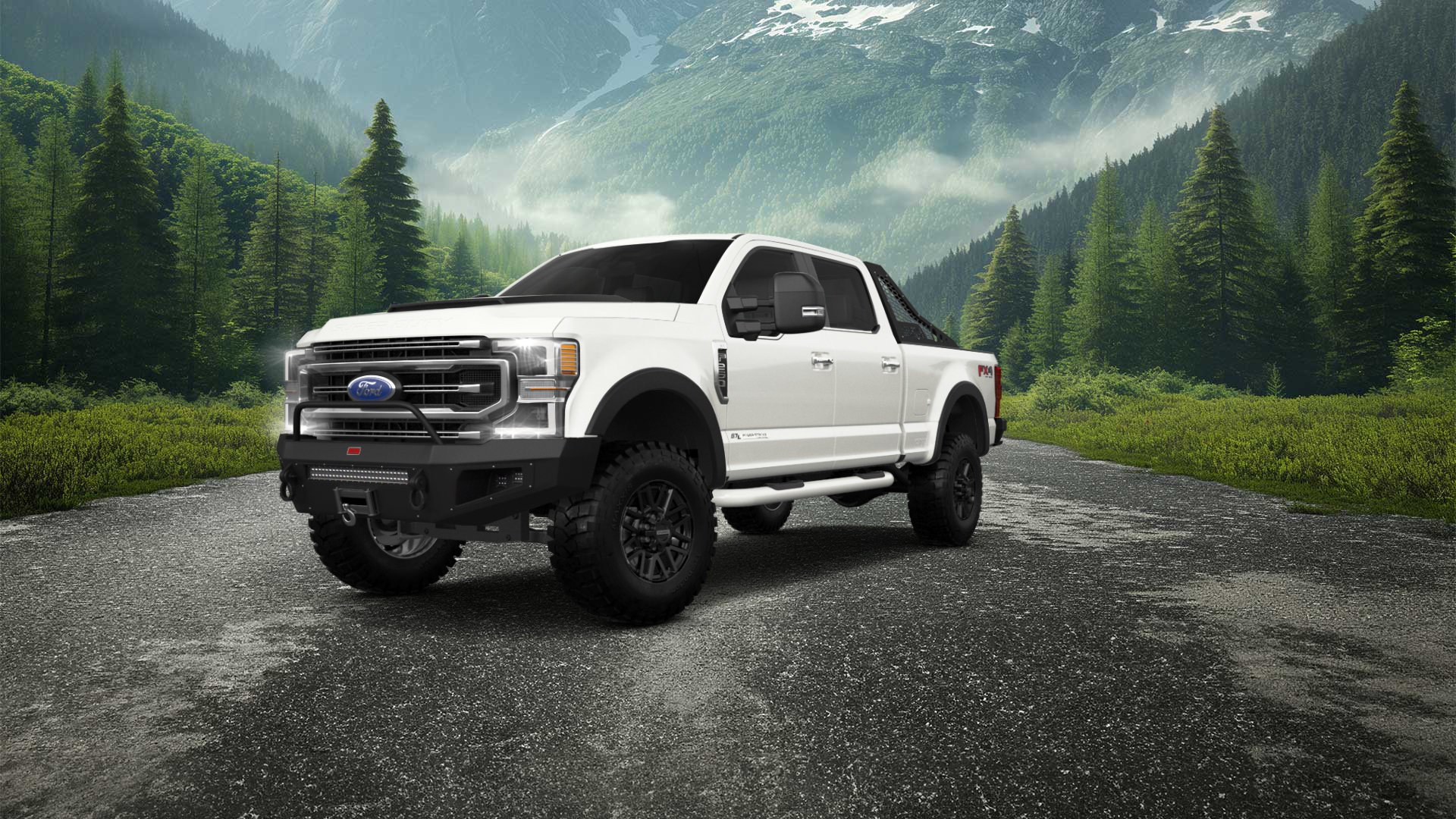 Ford F-250 4 Door pickup truck 2021