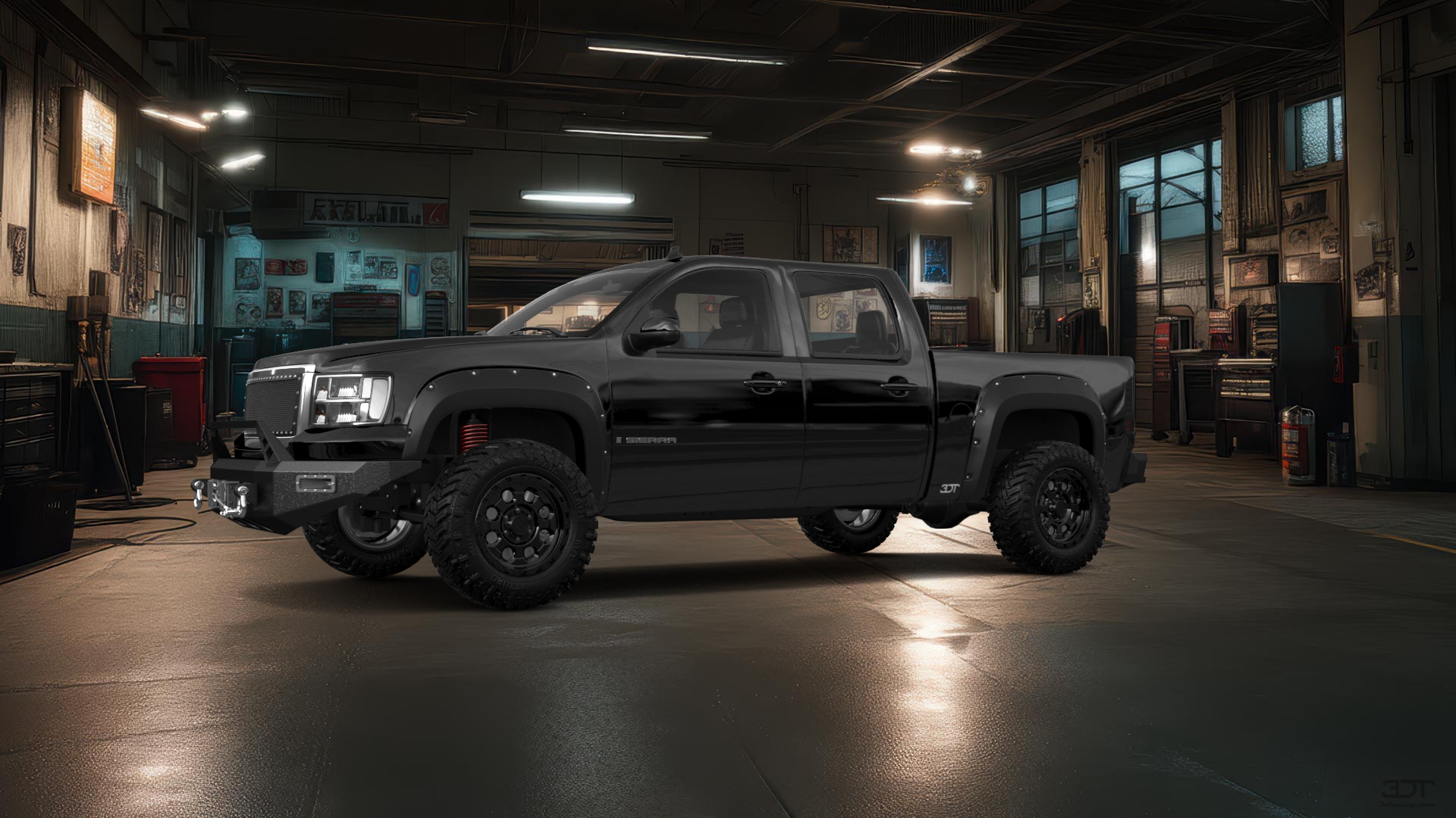 GMC Sierra 1500 Crew Cab 5.8 ft box 4 Door pickup truck 2007