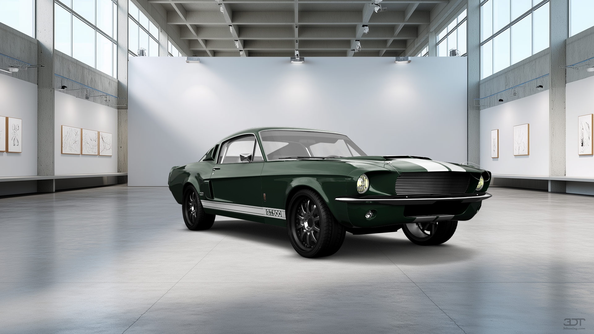 Mustang GT500 2 Door Coupe 1968 tuning