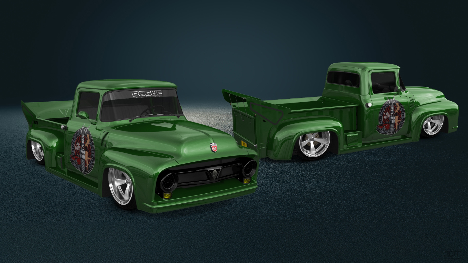 Ford F-100 2 Door truck 1956