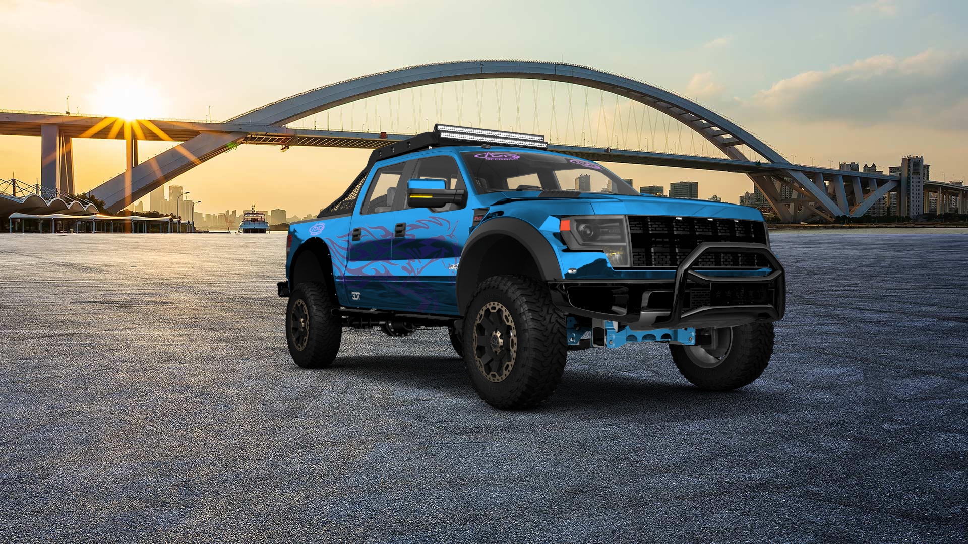 Ford F-150 SVT Raptor 4 Door pickup truck 2013 tuning