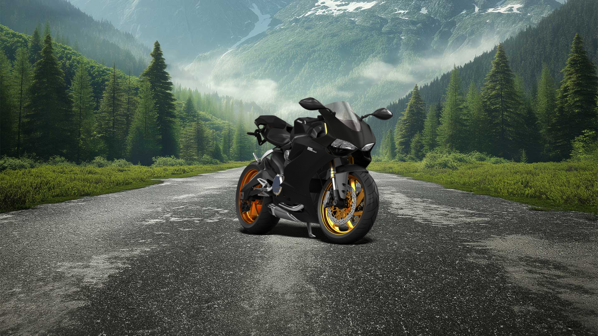 Ducati 899 Panigale Sport Bike 2015