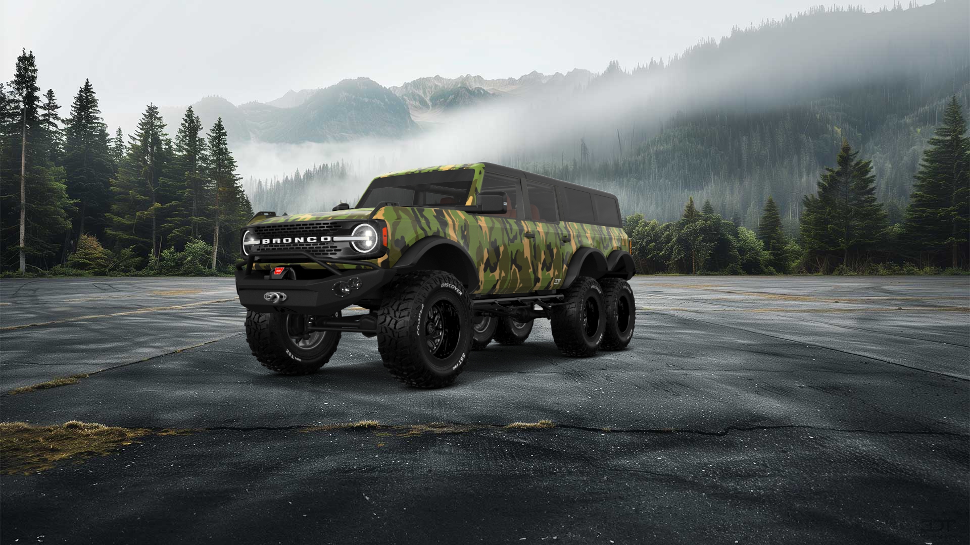 Ford Bronco 6X6 4 Door pickup truck 2021