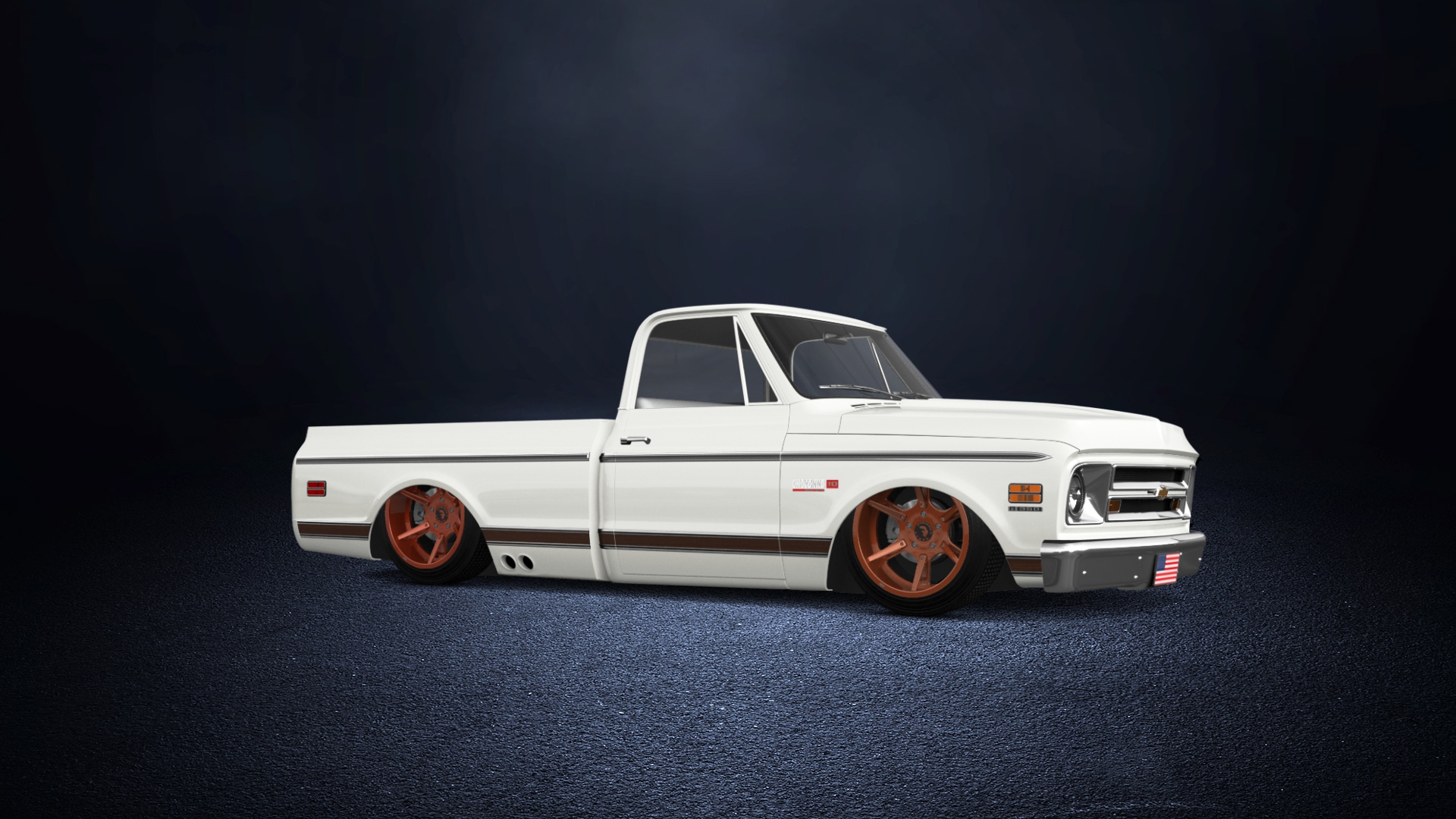 Chevrolet C-10 Cheyenne 2 Door pickup truck 1967 tuning