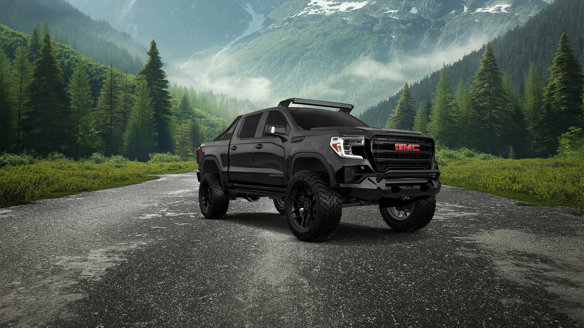 GMC Sierra 4 Door pickup truck 2020 tuning