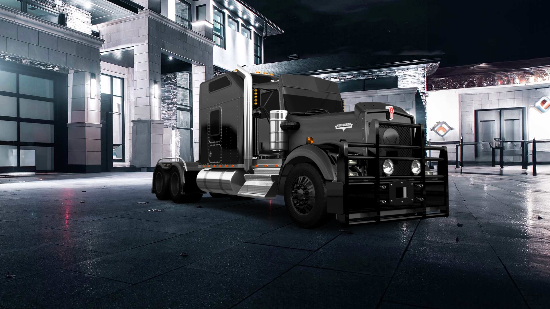 Kenworth W900 Sleeper Cab Truck 2015 tuning