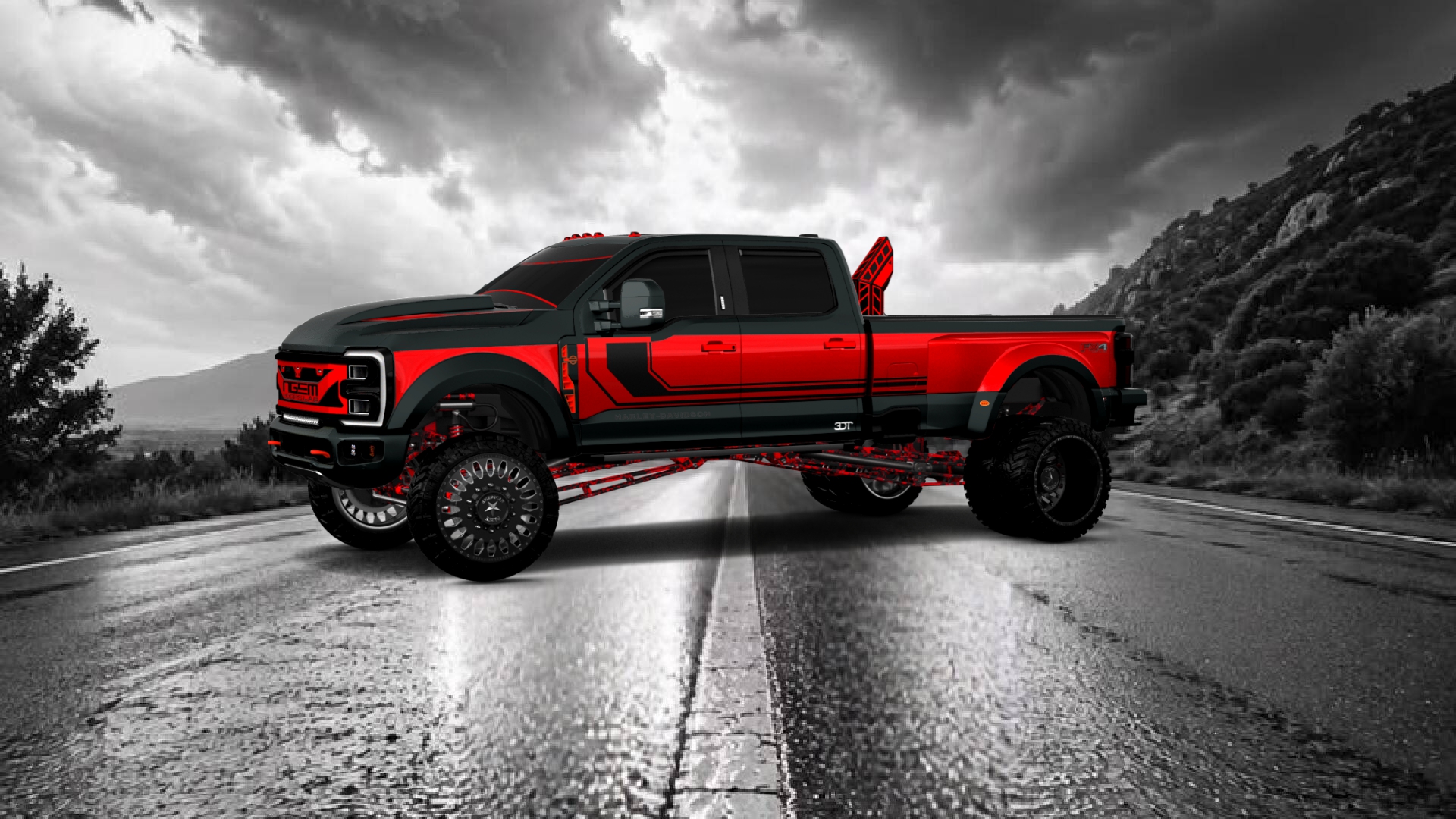 Ford F-350 DRW Crew Cab 4 Door pickup truck 2023 tuning