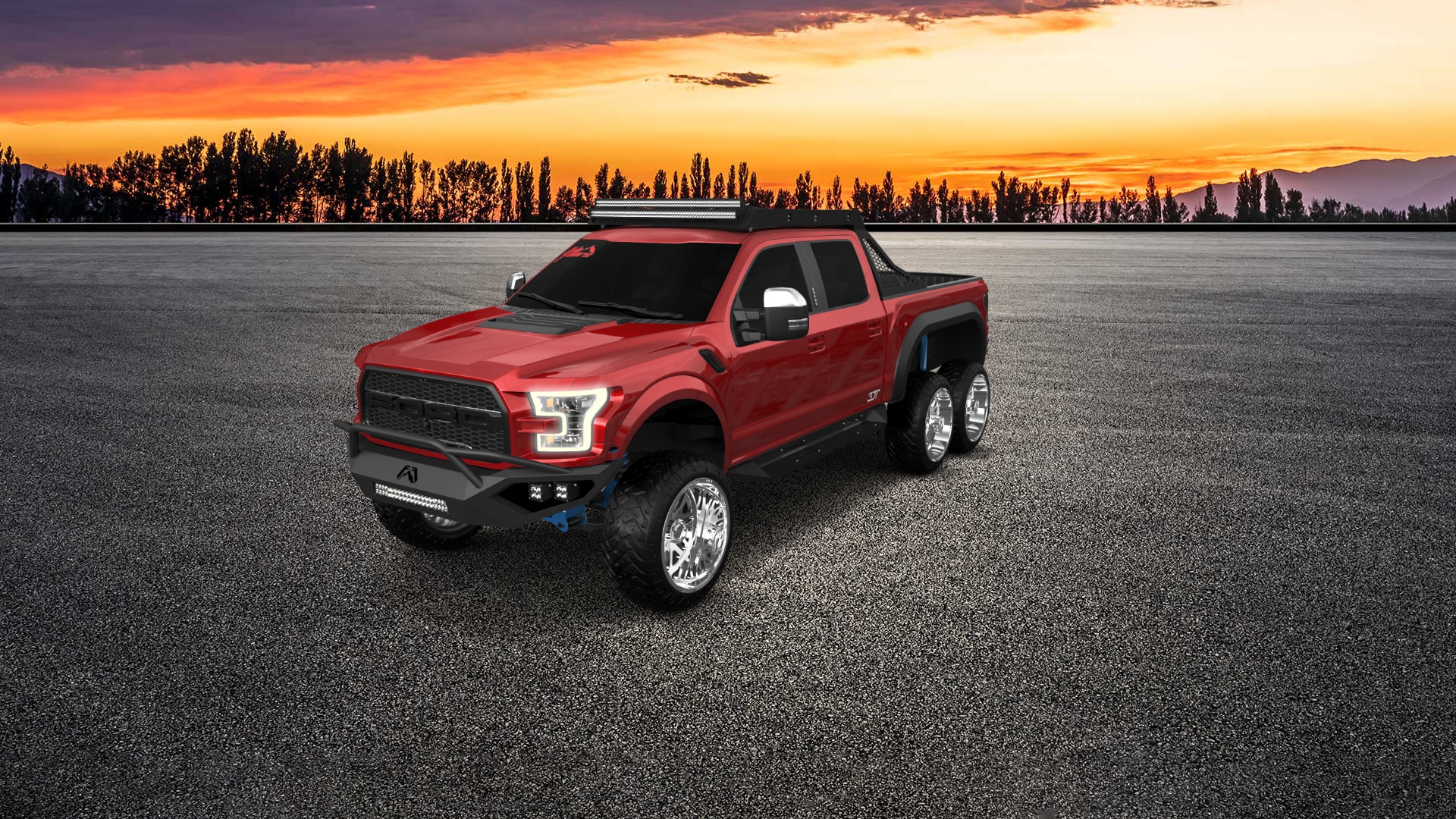 Ford Hennessey VelociRaptor 6x6 Truck 2017 tuning