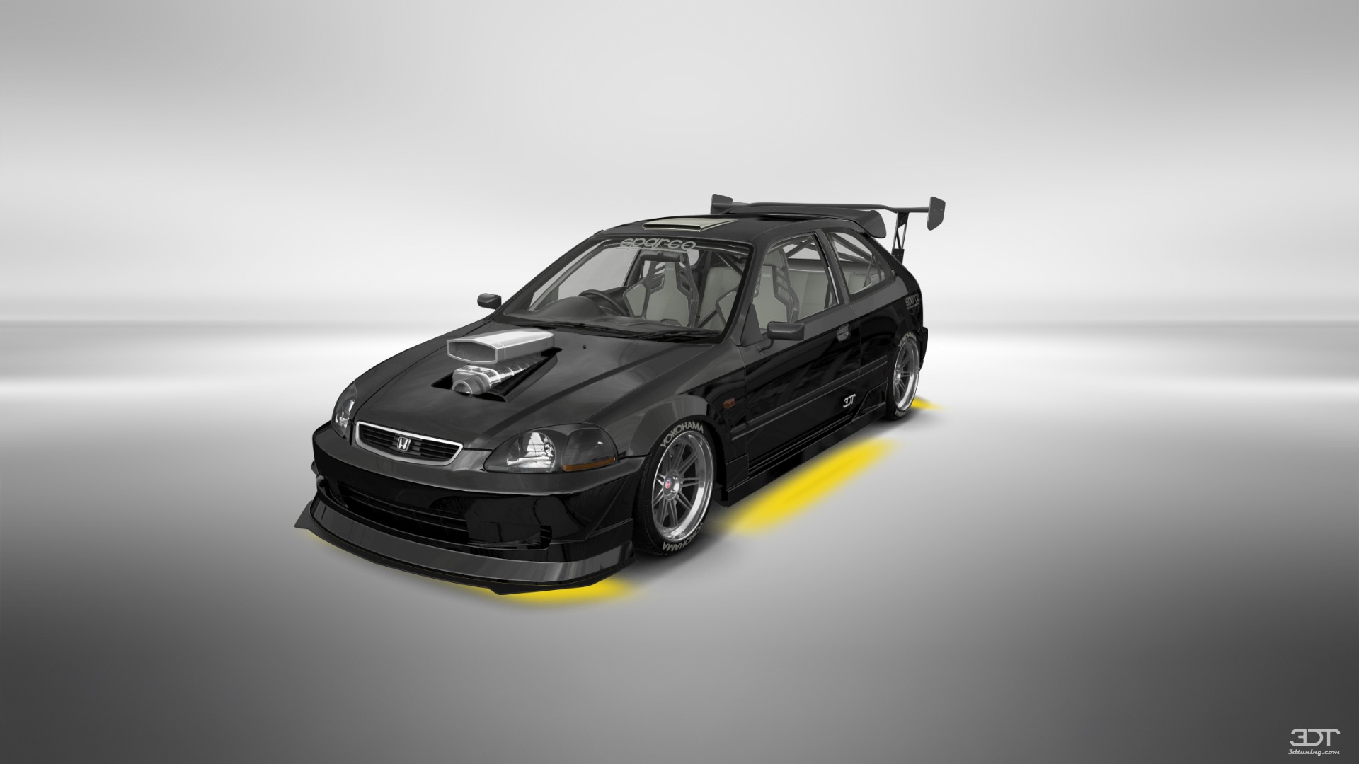Honda Civic 3 Door Hatchback 1997 tuning