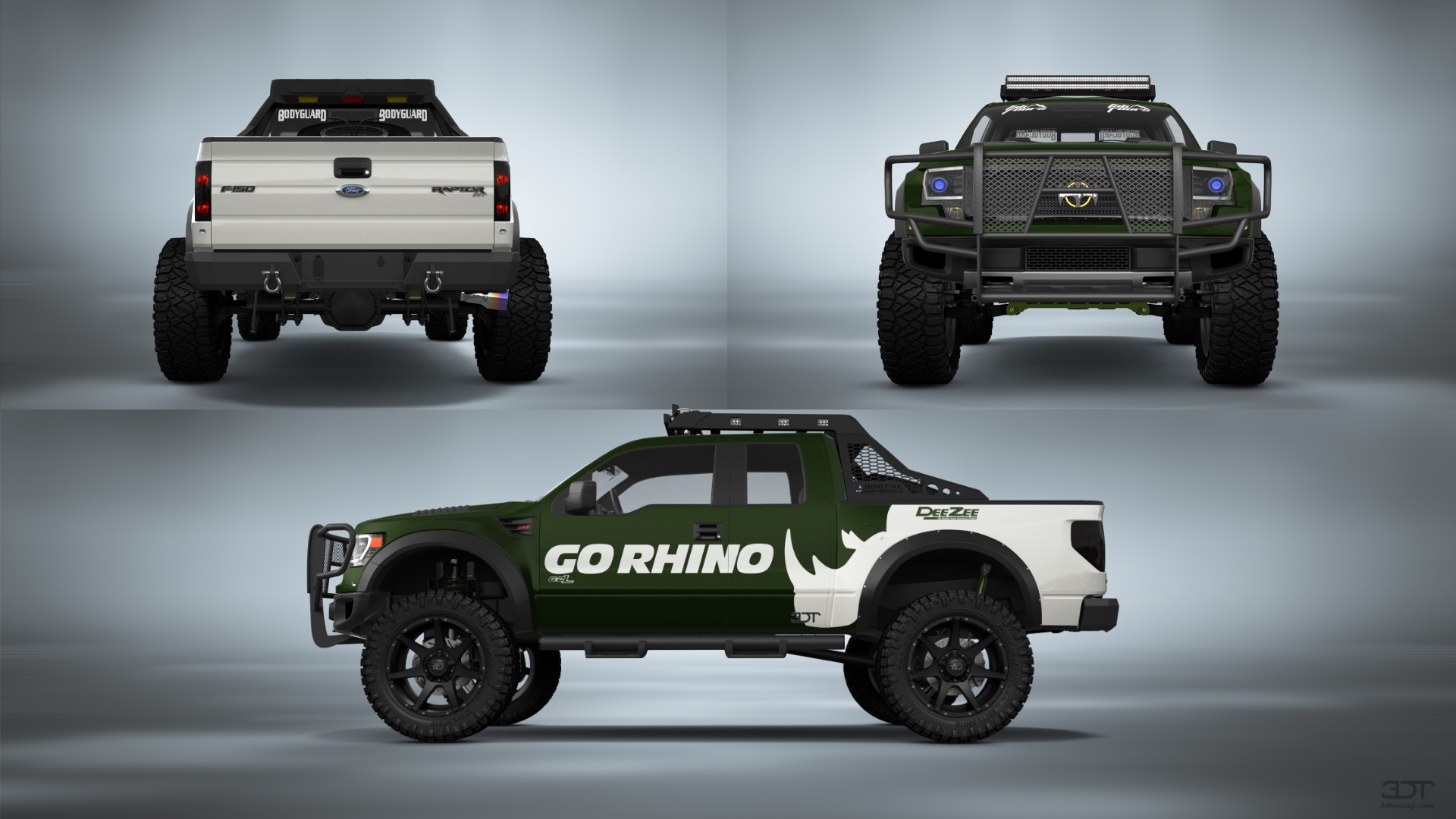 Ford F-150 SVT Raptor 2 Door pickup truck 2010 tuning