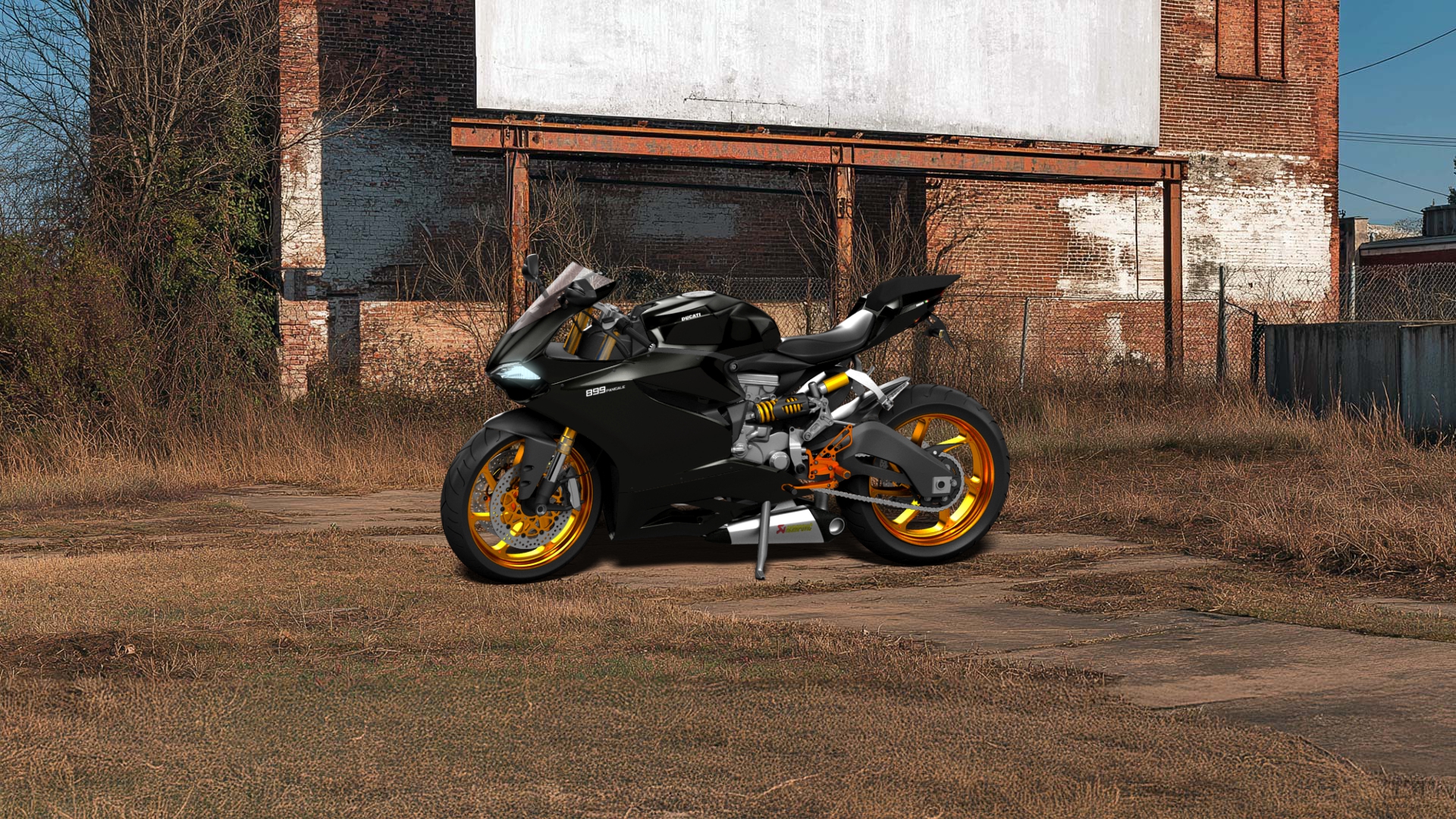 Ducati 899 Panigale Sport Bike 2015 tuning
