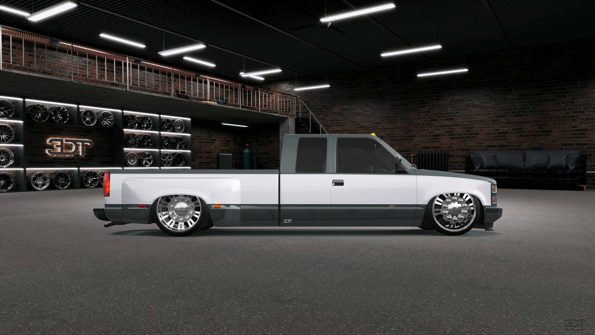 Chevrolet K3500 Extended Cab Pickup Truck 1988