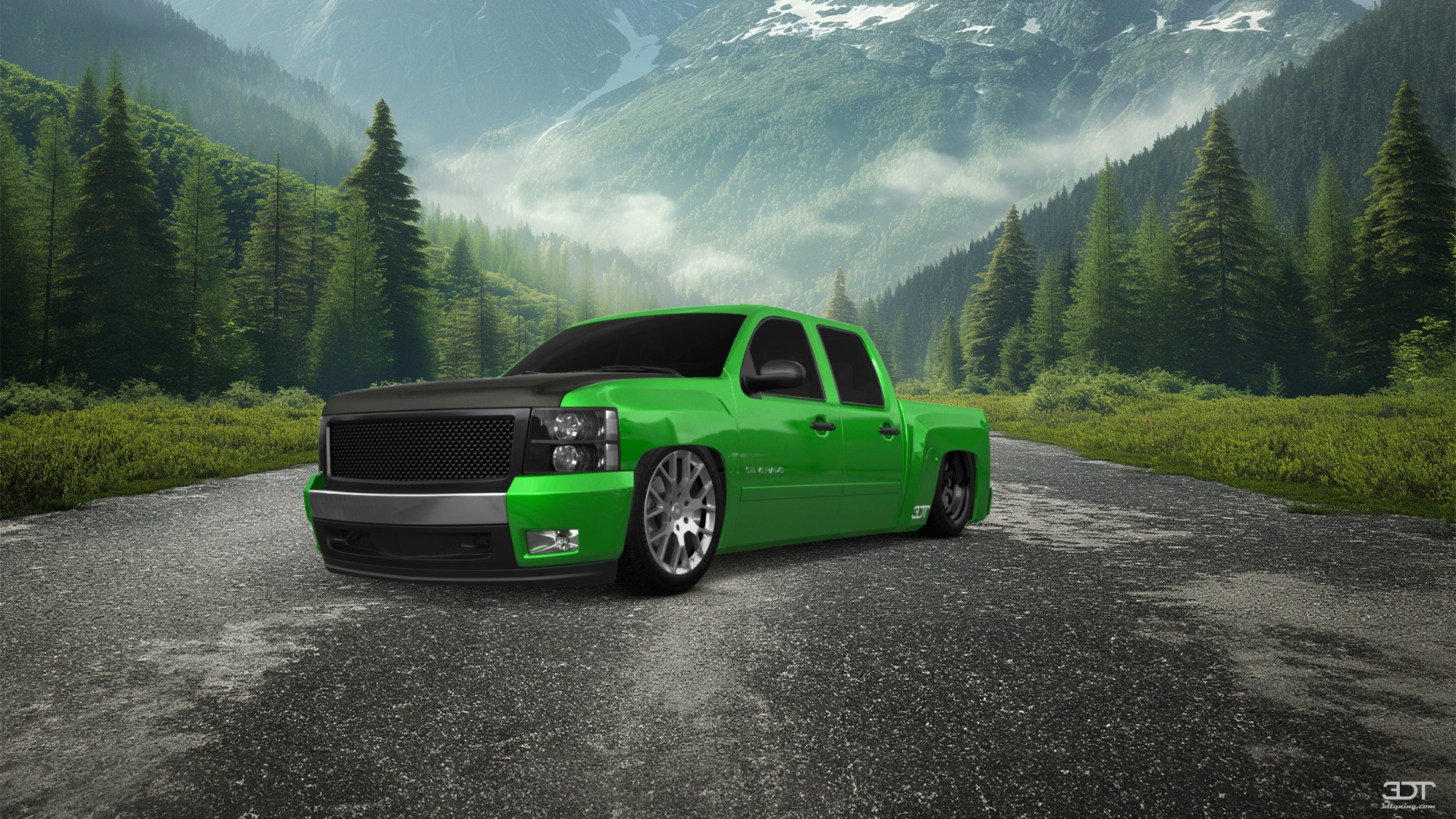 Chevrolet Silverado 1500 Crew Cab 4 Door pickup truck 2007