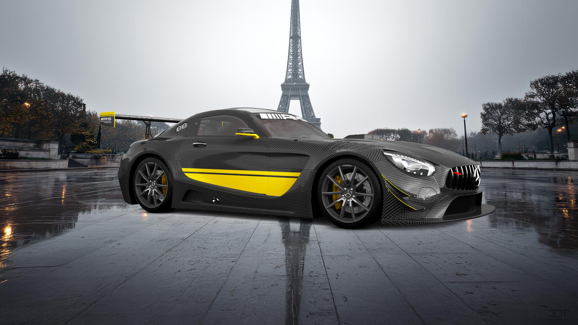 Mercedes AMG GT 2 door fastback coupe 2015 tuning
