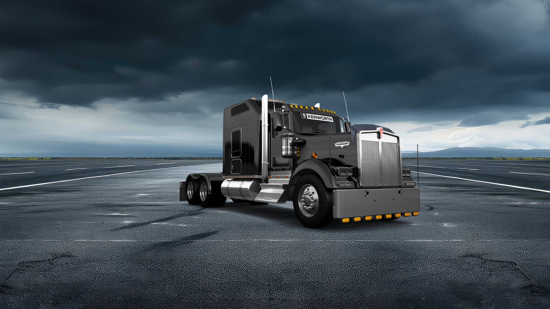 Kenworth W900 Sleeper Cab Truck 2015 tuning