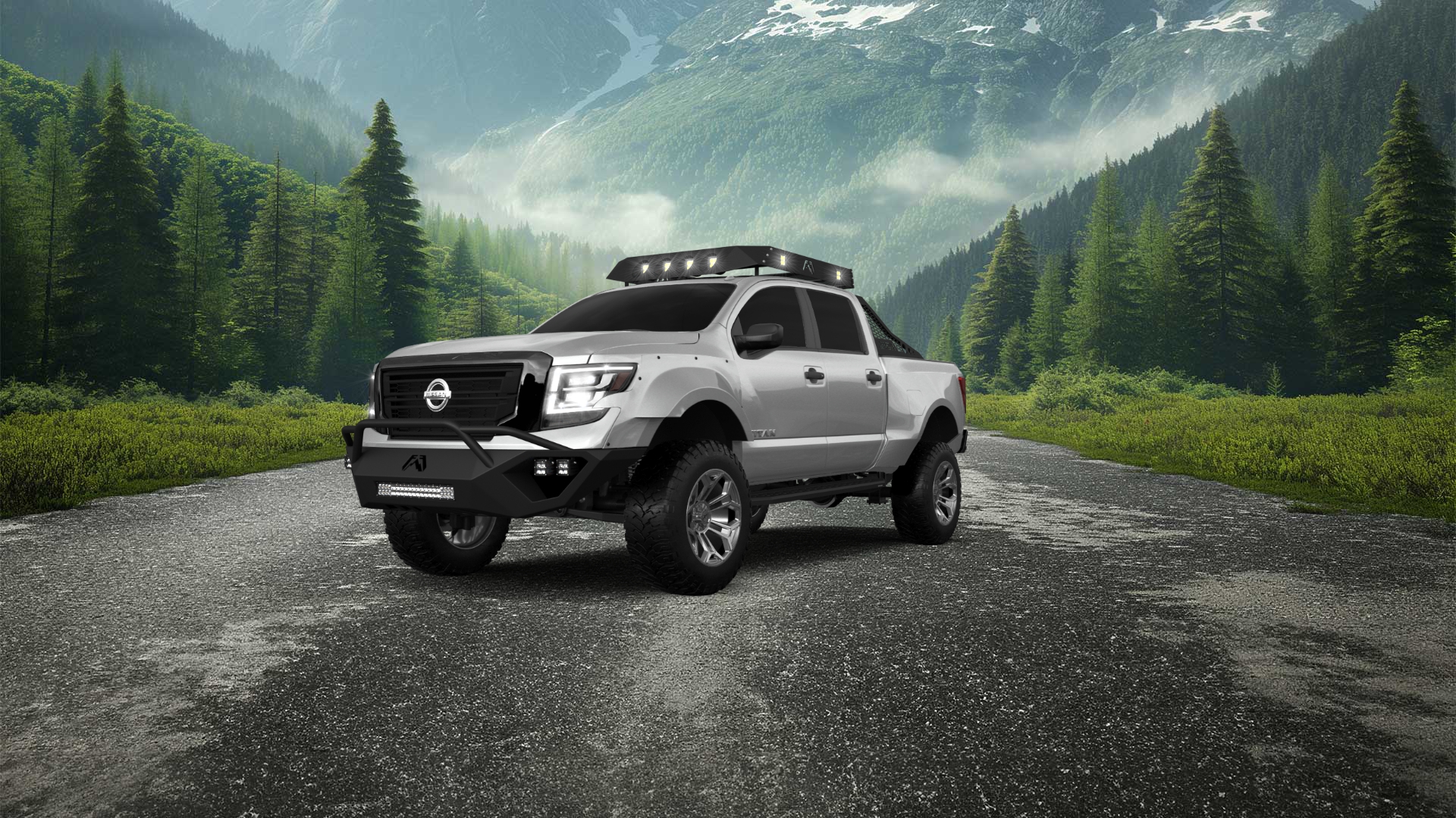 Nissan Titan 4 Door pickup truck 2021 tuning