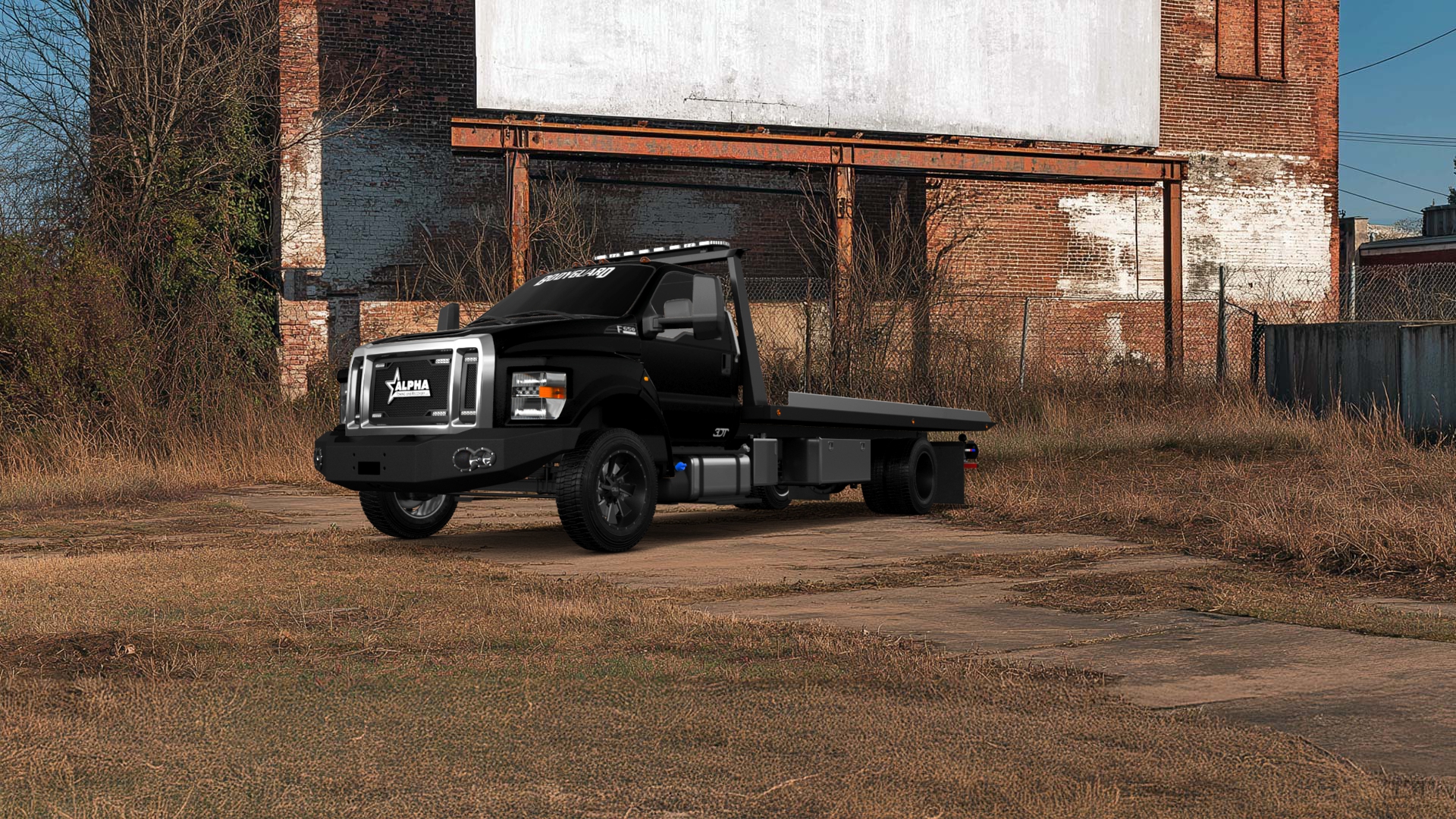 Ford F-650 Tow Truck Pickup 2016 tuning