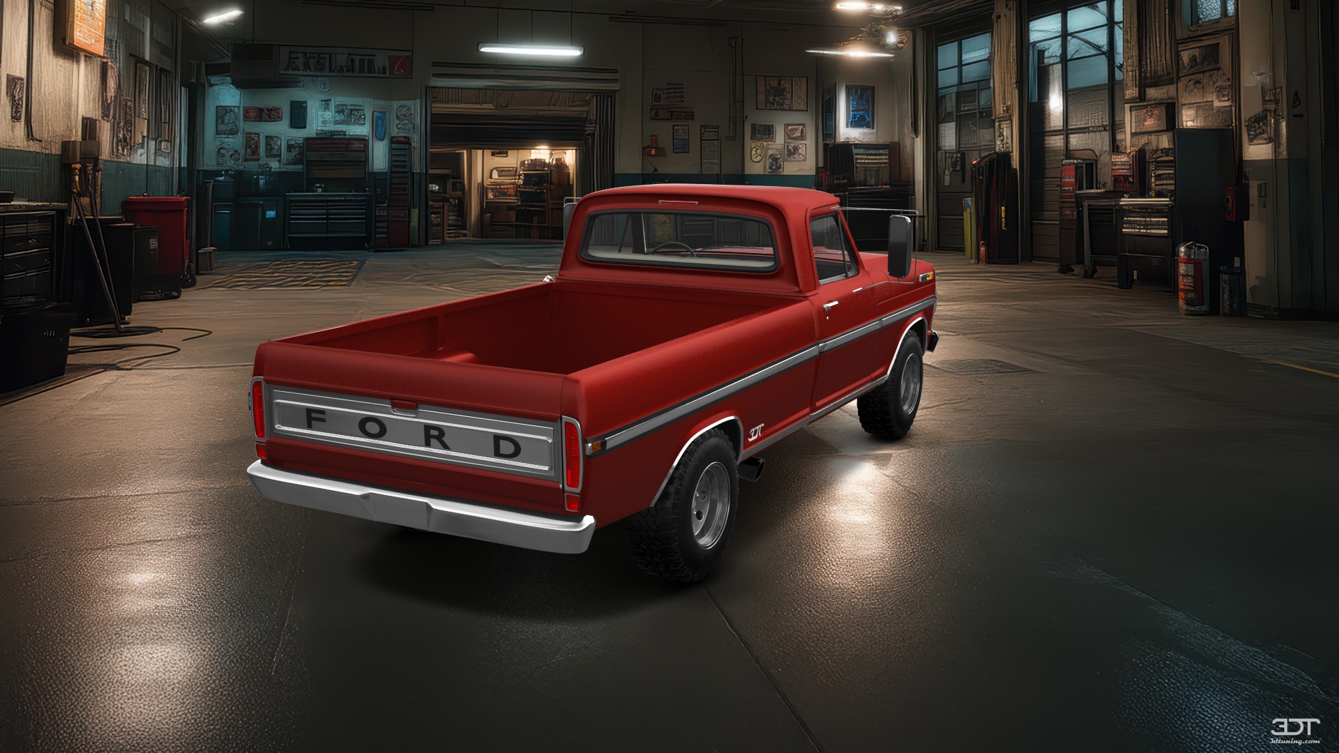 Ford F-250 2 Door pickup truck 1971 tuning