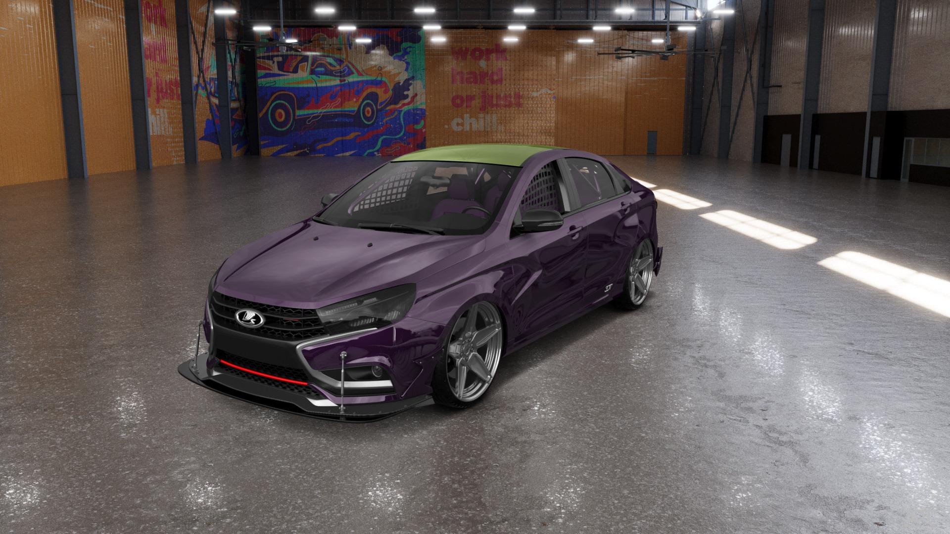 Lada Vesta 4 Door Saloon 2016 tuning