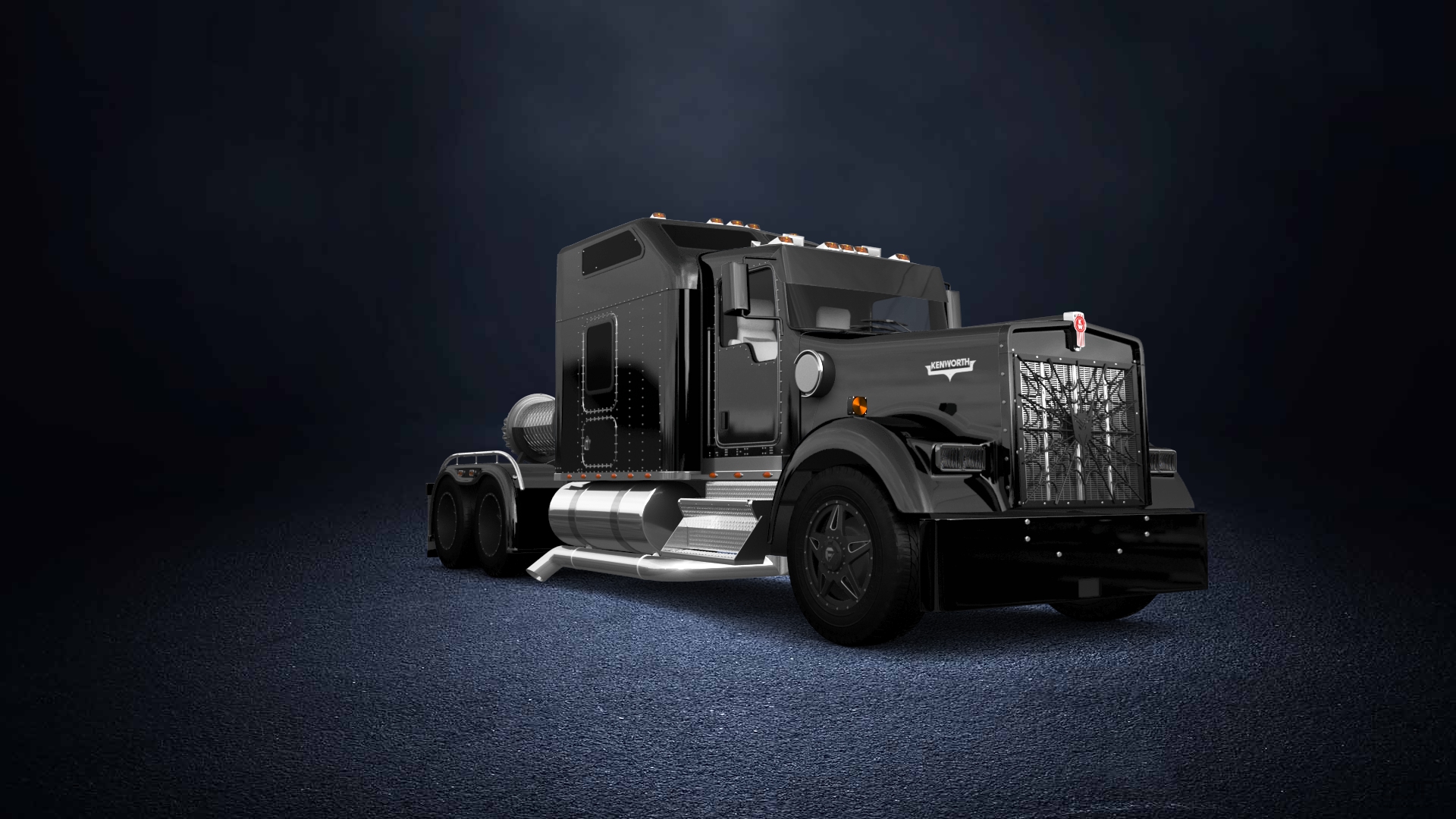 Kenworth W900 Sleeper Cab Truck 2015