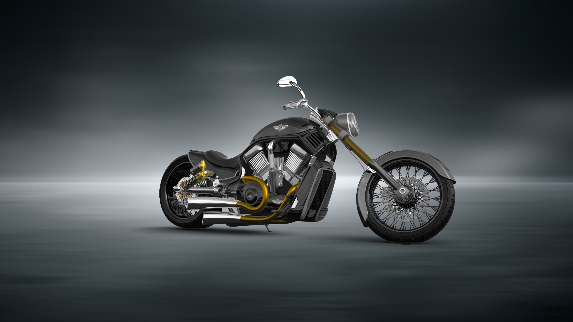 Harley-Davidson Custom Chopper Cruiser 2011