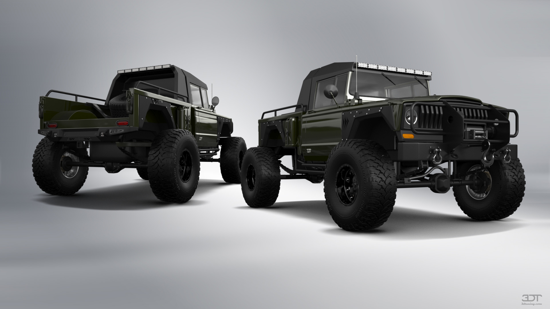 Jeep Kaiser M715 2 Door pickup truck 1968 tuning