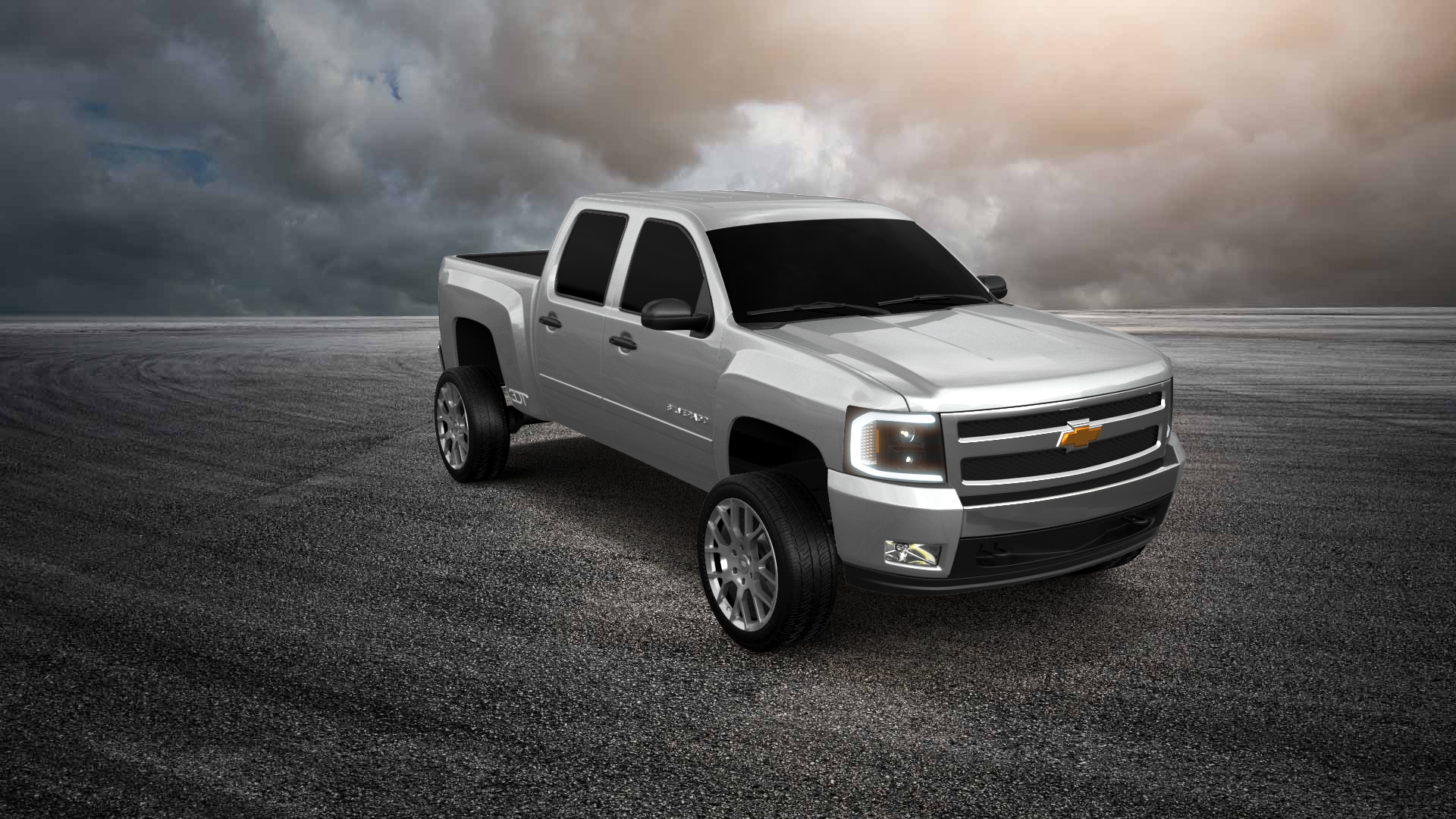 Chevrolet Silverado 1500 Crew Cab 4 Door pickup truck 2007 tuning