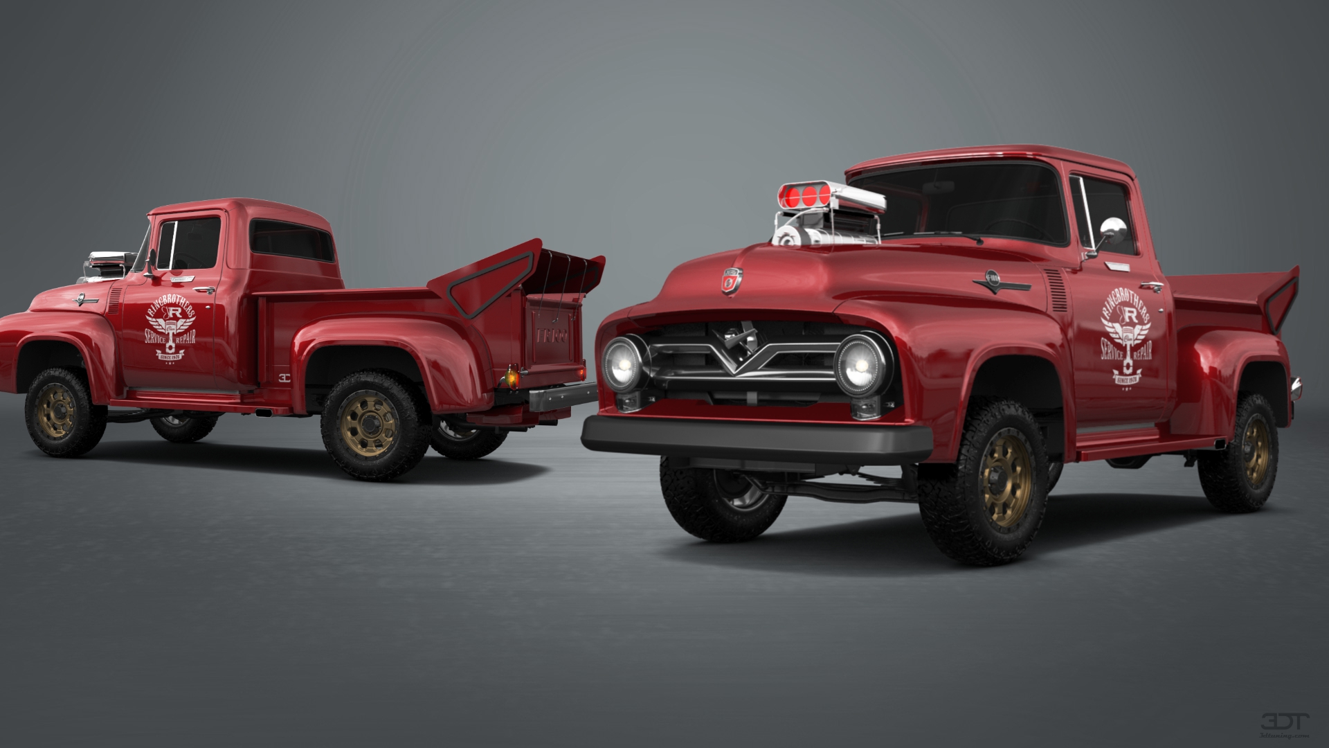 Ford F-100 2 Door truck 1956