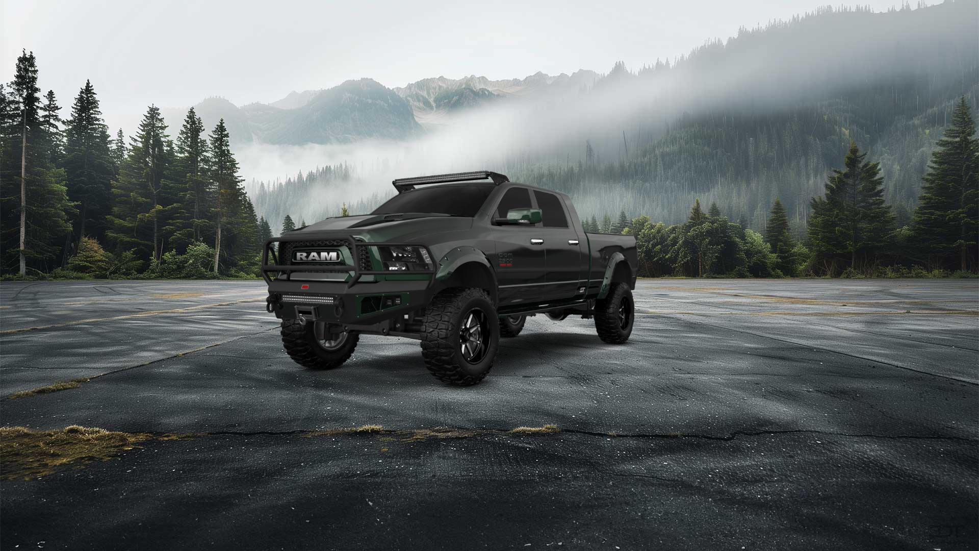 Dodge Ram 2500 Mega Cab 6.4 ft box 4 Door pickup truck 2010 tuning