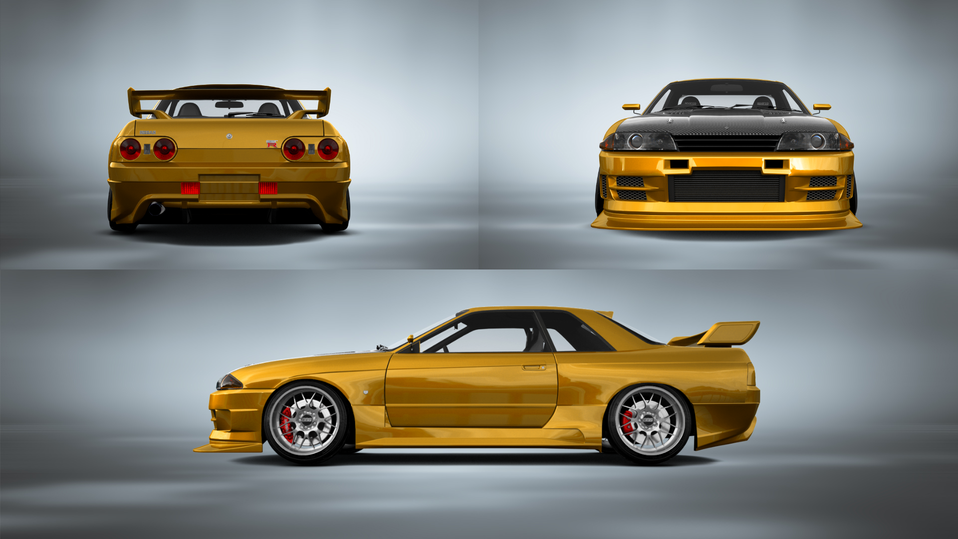 Tuning Nissan Skyline GT-R 2 Door Coupe 1989